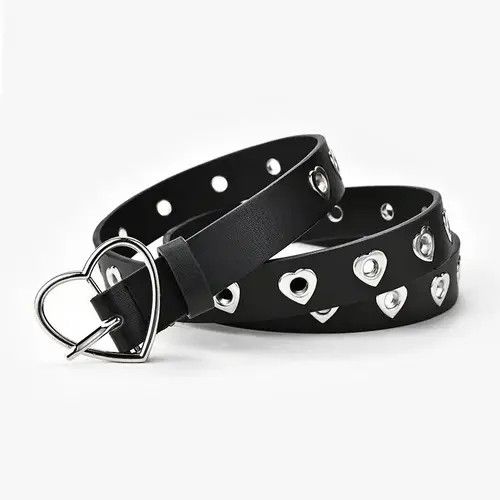 Designer Love Heart Buckle Belt Size ONE SIZE - 4 Thumbnail
