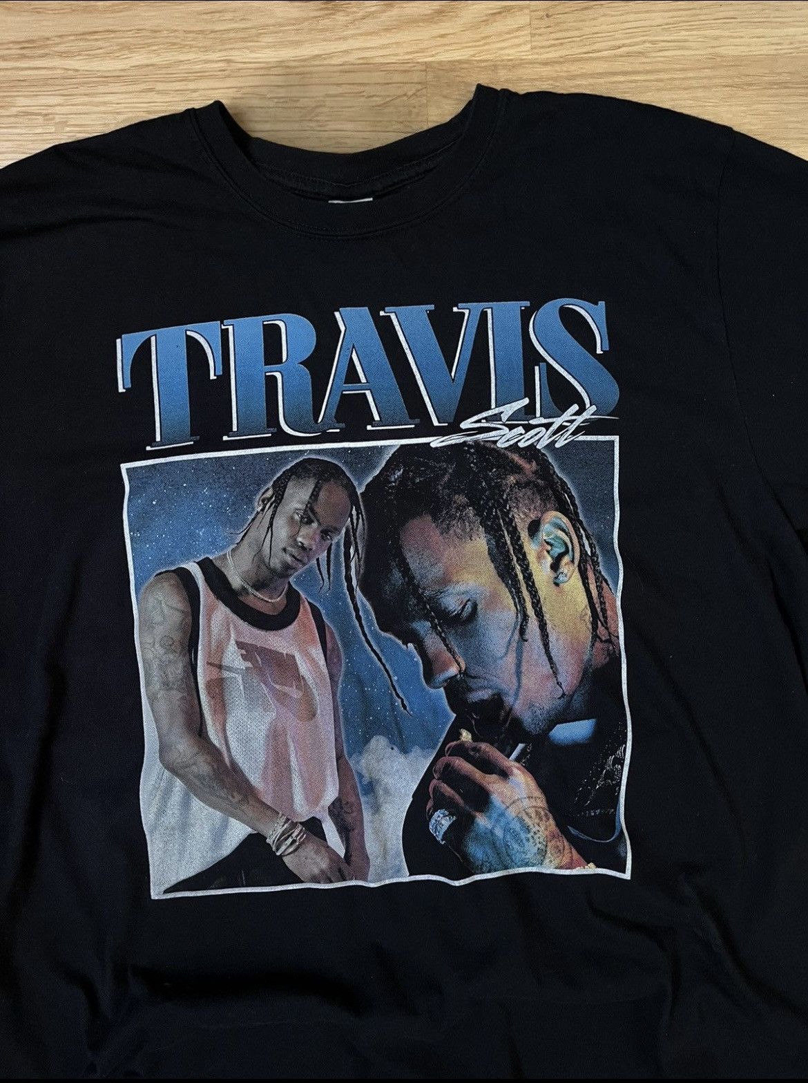 Rap Tees Travis Scott T-shirt Rap Size US XL / EU 56 / 4 - 2 Thumbnail