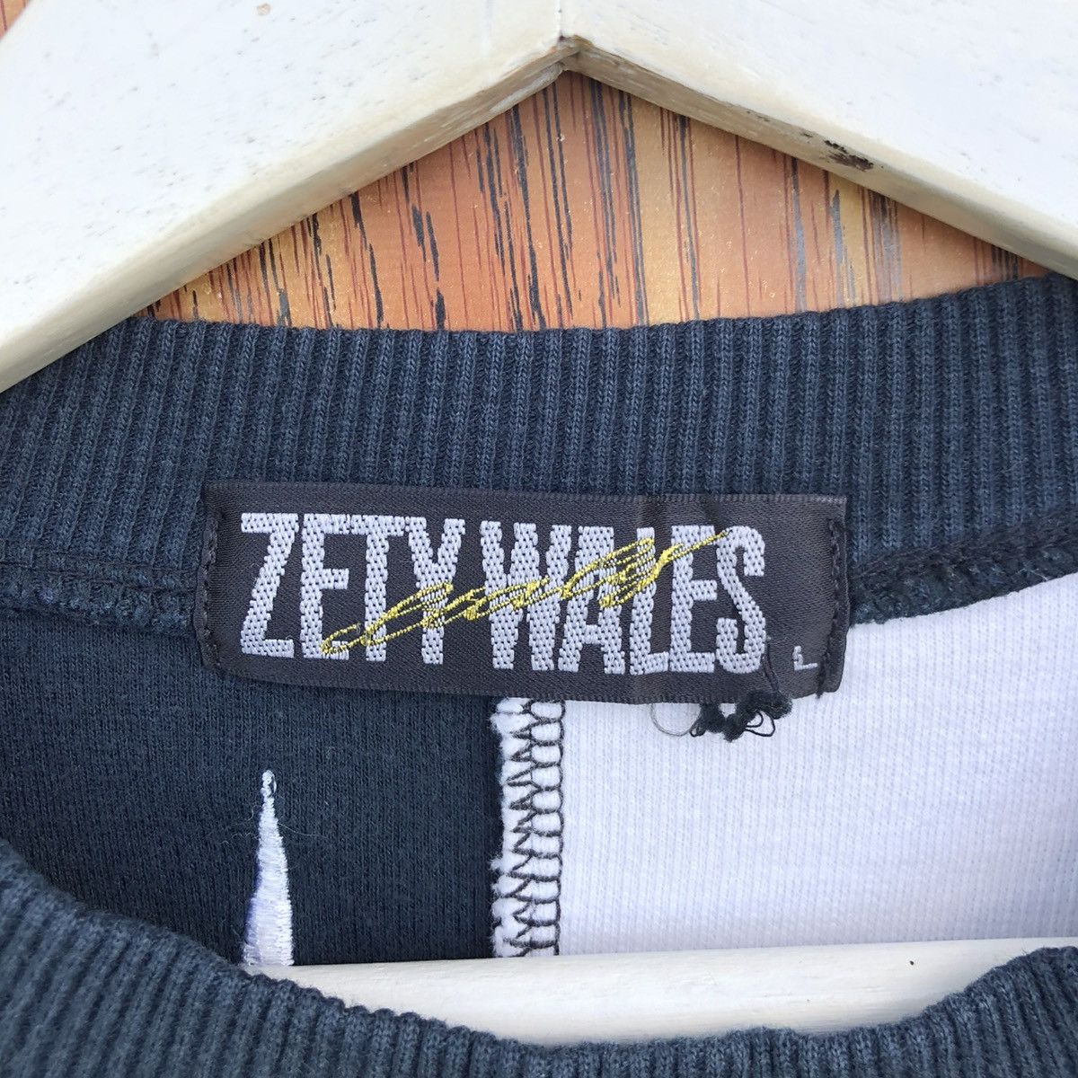 Vintage Vintage Zety Wales Large Logo Sweatshirt Size M / US 6-8 / IT 42-44 - 6 Thumbnail