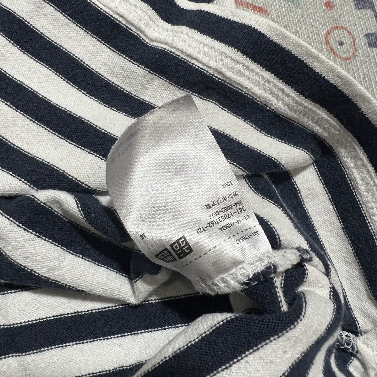 Japanese Brand × Uniqlo Uniqlo Stripe Pocket Tshirt Size US M / EU 48-50 / 2 - 6 Thumbnail