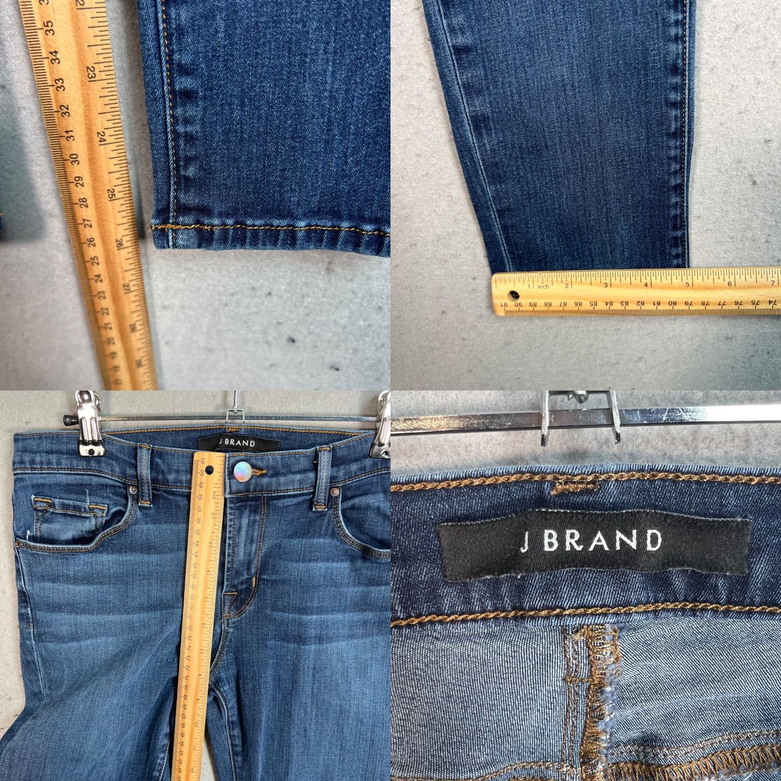 J Brand VINTAGE J Brand Skinny Jeans Size 28 Womens Medium Wash Denim Low Rise Stretch 2000s Size 28" / US 6 / IT 42 - 8 Thumbnail