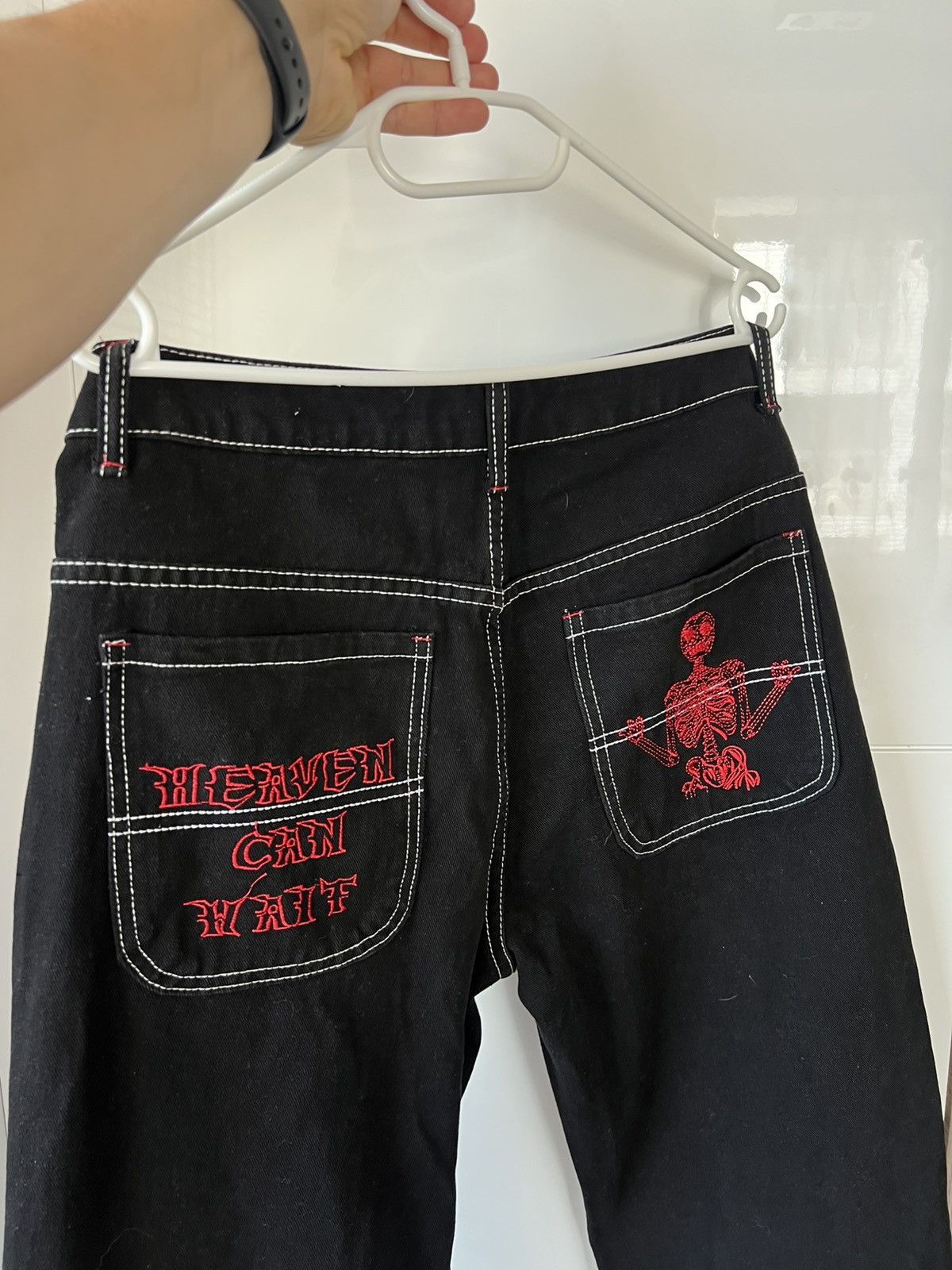 Avant Garde Opium Black Denim HCH Heaven Knit Japan Jeans