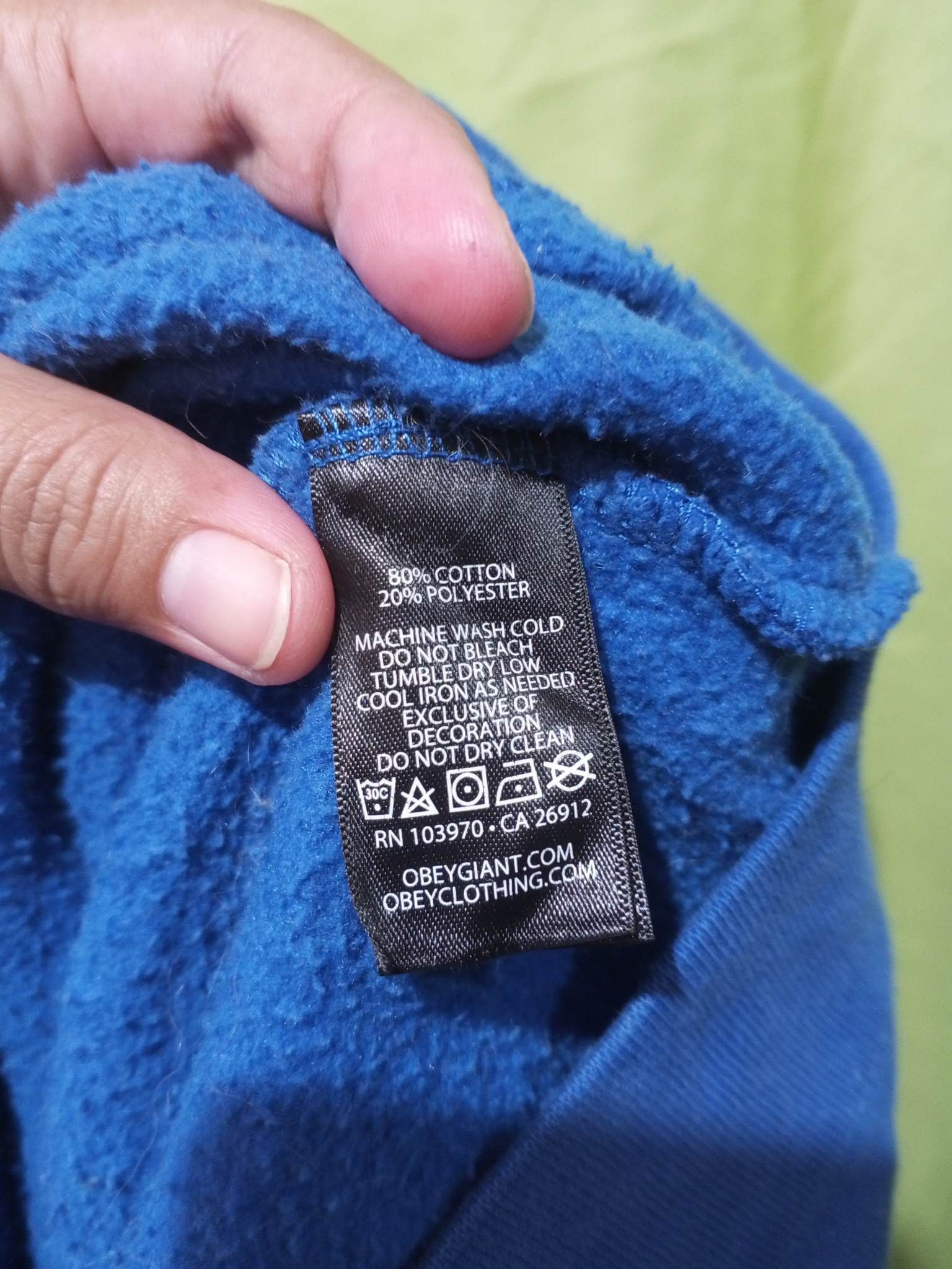 Obey Obey Blue Flame Hoodie Jacket Size US M / EU 48-50 / 2 - 4 Thumbnail