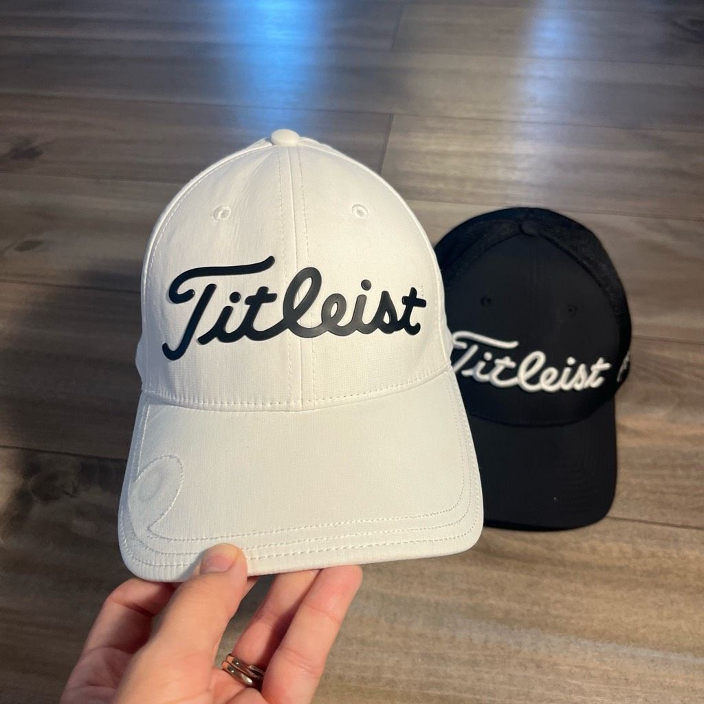 Titleist Lot of 2 FootJoy Titleist Athletic Golf Fitted Hat Men L/XL Size ONE SIZE - 2 Thumbnail