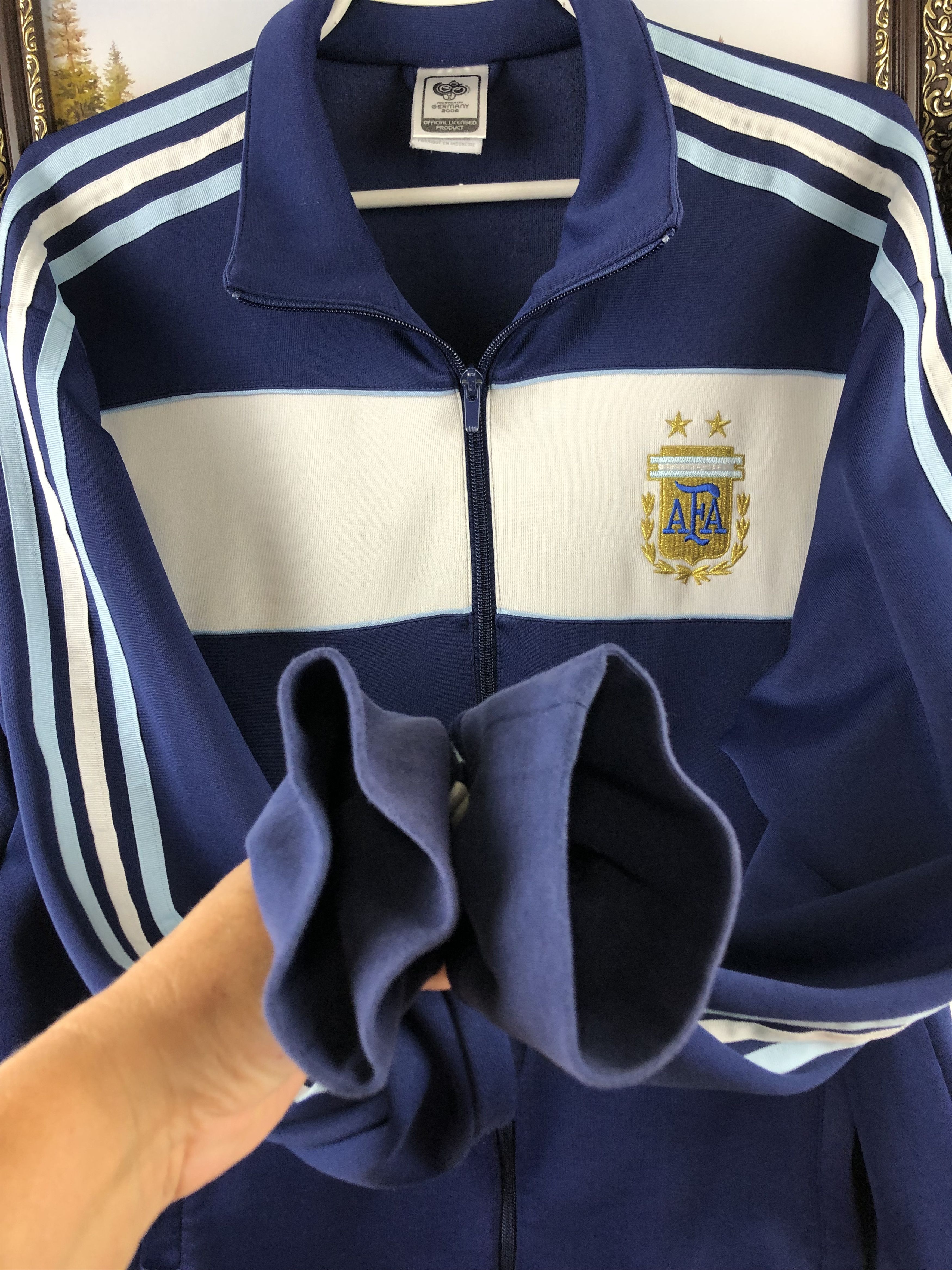 Adidas × Vintage Vintage Argentina Football Jacket Soccer World Cup Track Size US L / EU 52-54 / 3 - 10 Thumbnail