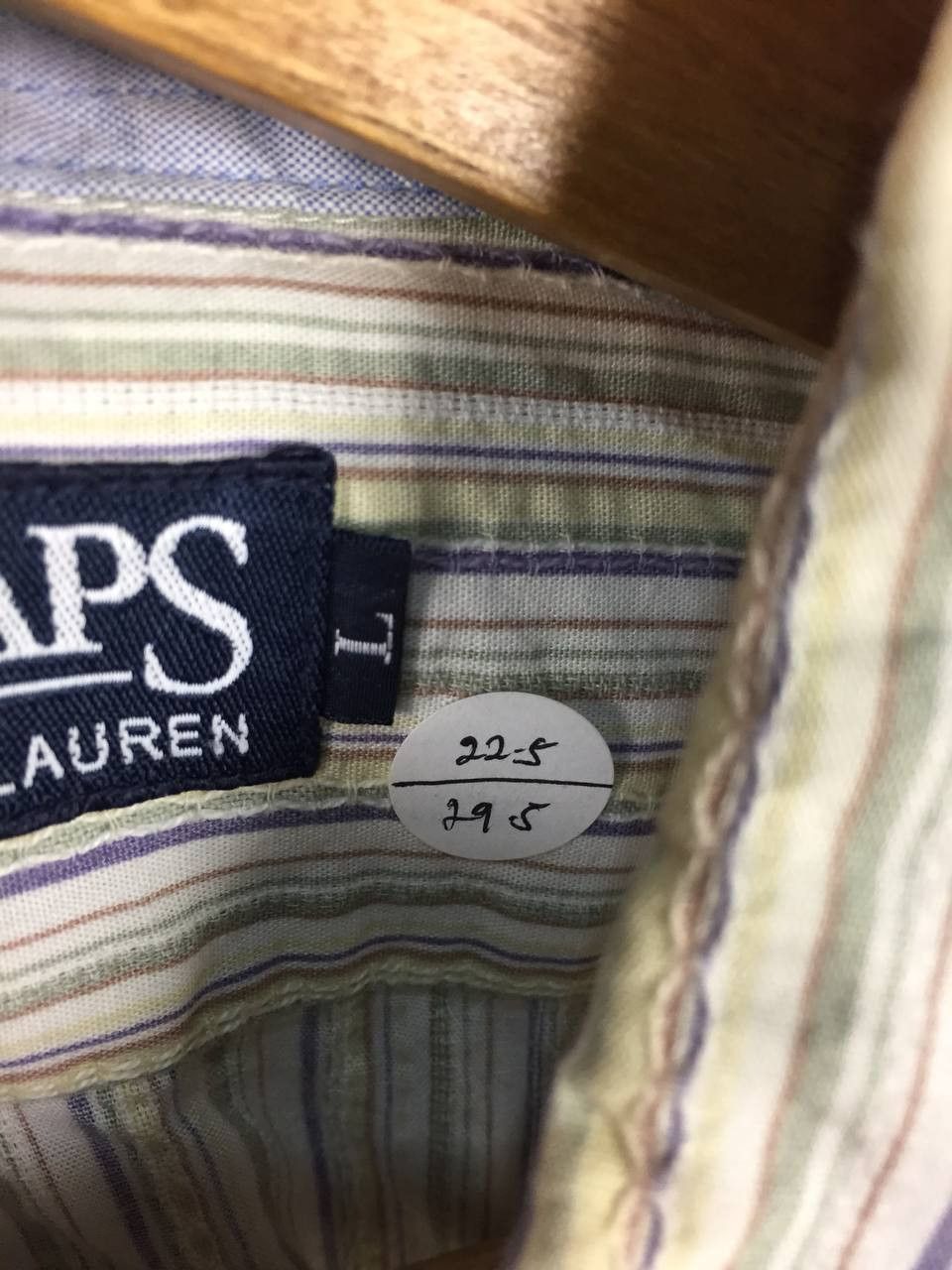 Chaps Ralph Lauren Vtg Chaps Ralph Lauren Striped Button Down Shirt Size US L / EU 52-54 / 3 - 11 Thumbnail