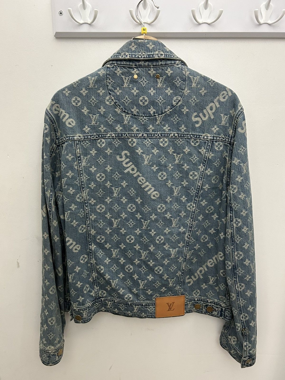 Louis Vuitton × Supreme Supreme x Louis Vuitton Denim Jacket Size US M / EU 48-50 / 2 - 2 Thumbnail