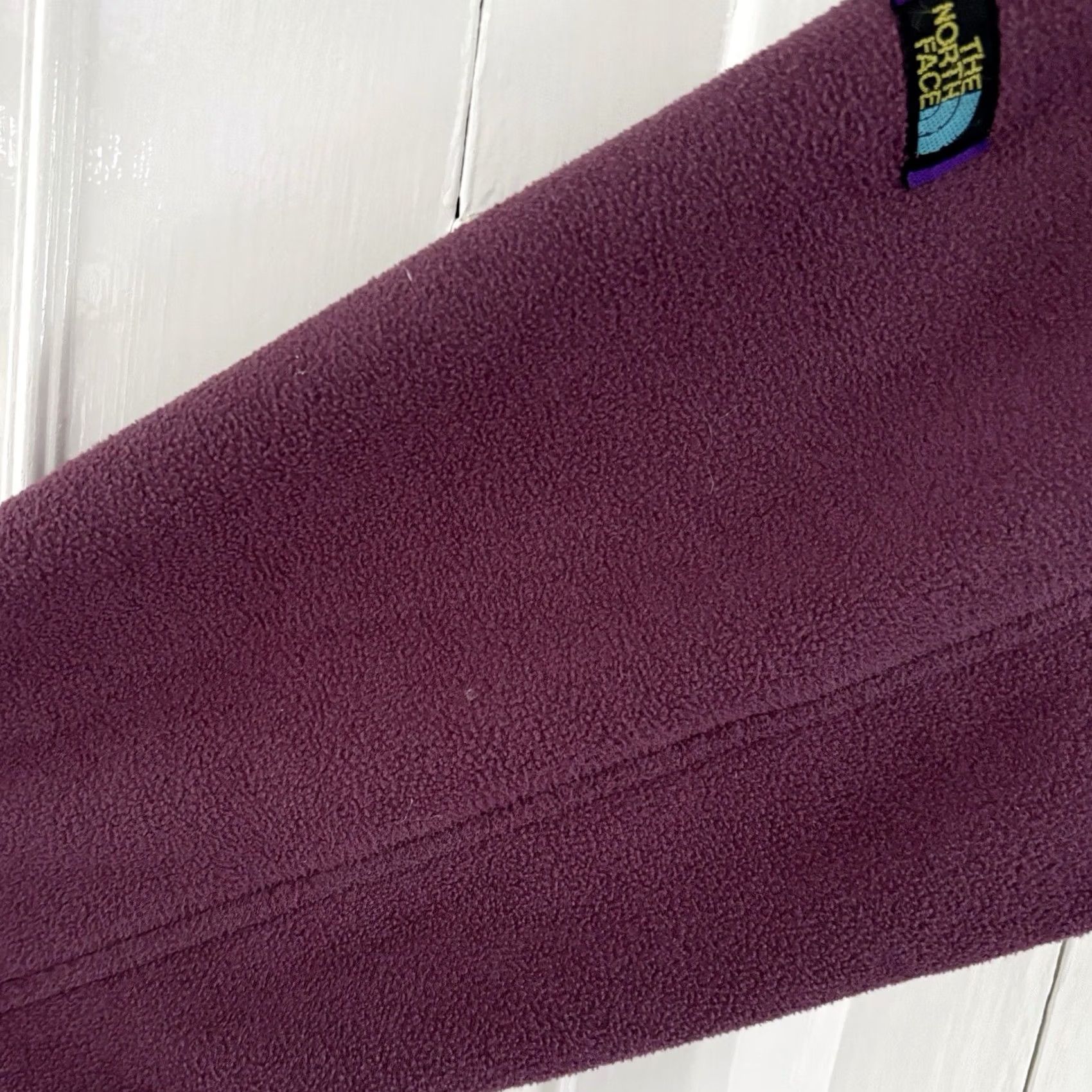 The North Face VINTAGE The North Face Fleece Jacket Women's Medium Burgundy Polartec Light Size M / US 6-8 / IT 42-44 - 5 Thumbnail