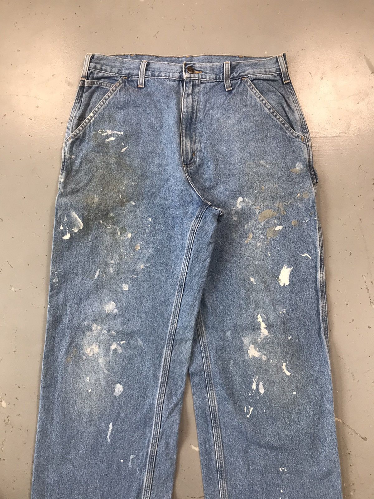 Carhartt Vintage Carhartt B13 STW painted dusty carpenter denim Size US 36 / EU 52 - 5 Thumbnail