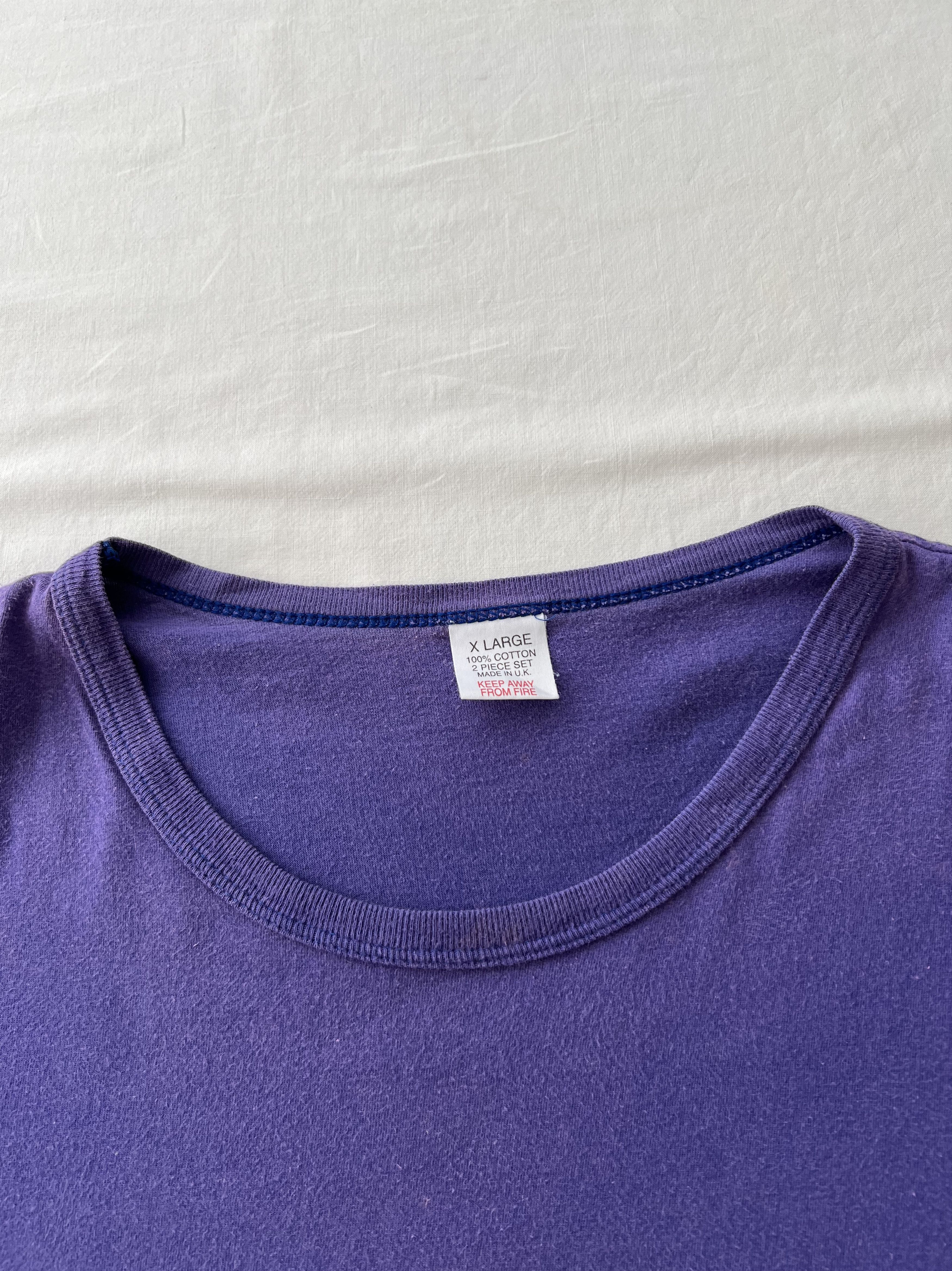 Cartoon Network Vintage 1989 Wallace and Gromit Cartoon Purple T-shirt Size US XL / EU 56 / 4 - 11 Thumbnail