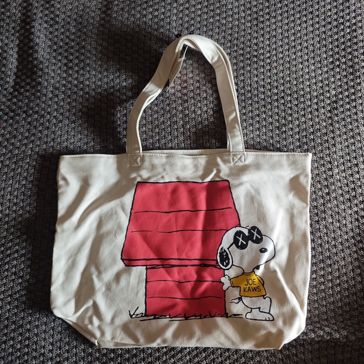 Kaws x Uniqlo tote bag