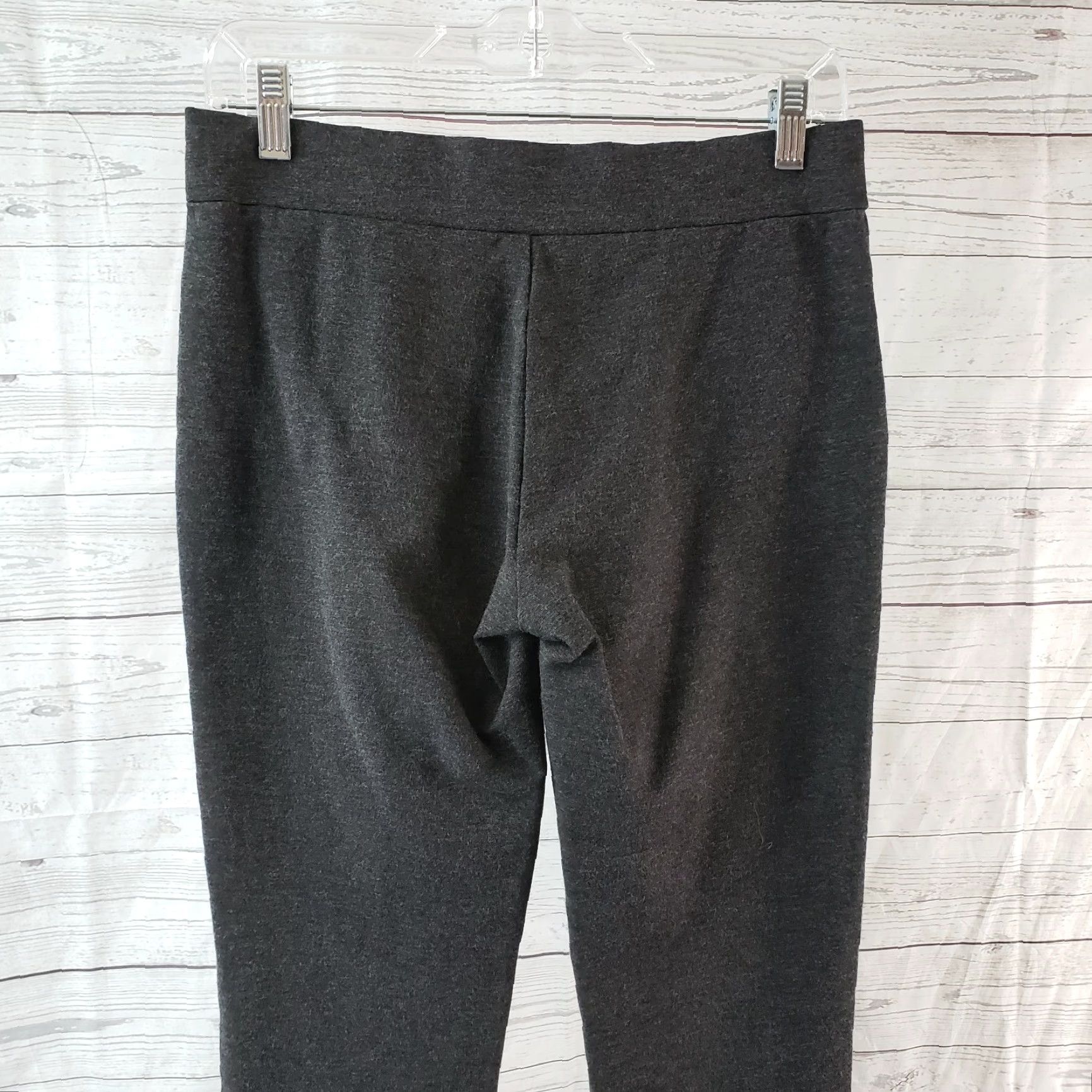 NYDJ NYDJ Womens Ponte Knit Cropped Skinny Pants Sz 4 Gray Mid Rise Pull On Womens Pants Cropped 4 Gray NYDJ Size 27" / US 4 / IT 40 - 4 Thumbnail