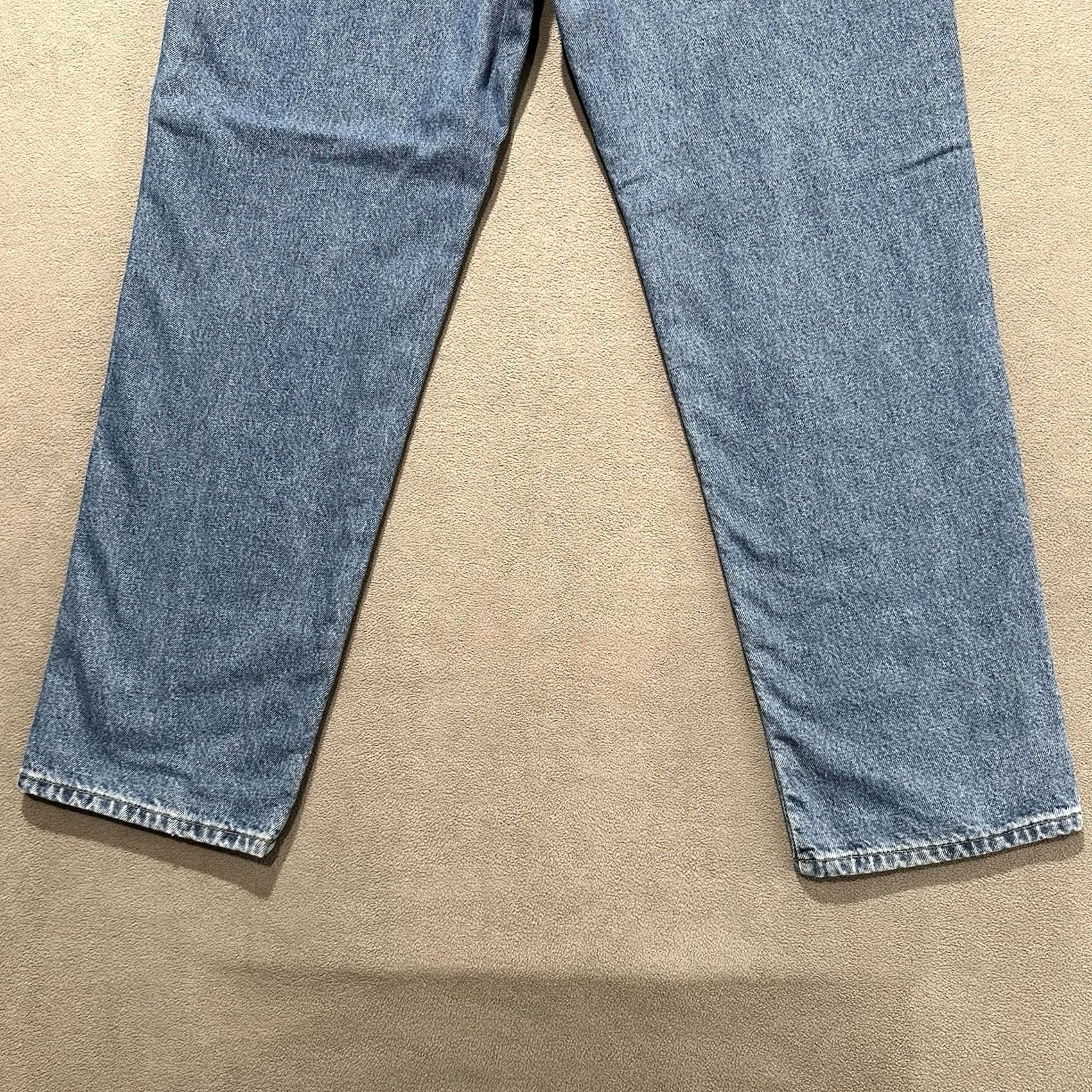 Vintage VINTAGE L.L. Bean Jeans Mens 38x34 Blue Denim 5-Pocket Relaxed Straight Regular Size XS? Size US 38 / EU 54 - 7 Thumbnail