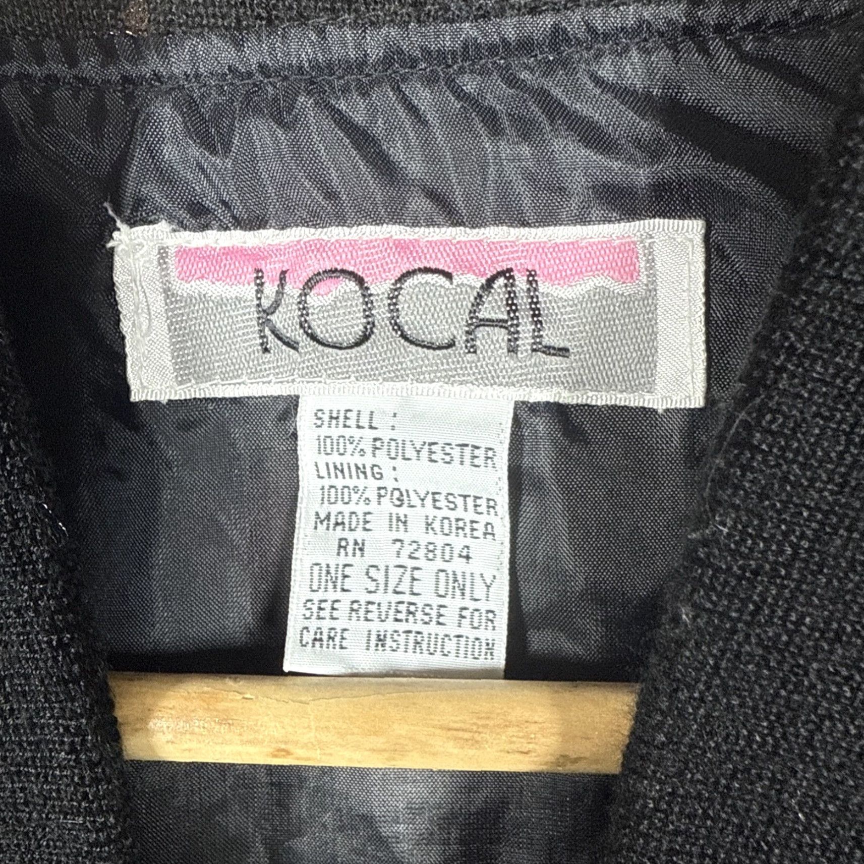 Vintage VTG Kocal Womens One Size Full Zip Polyester Jacket Size ONE SIZE - 3 Thumbnail