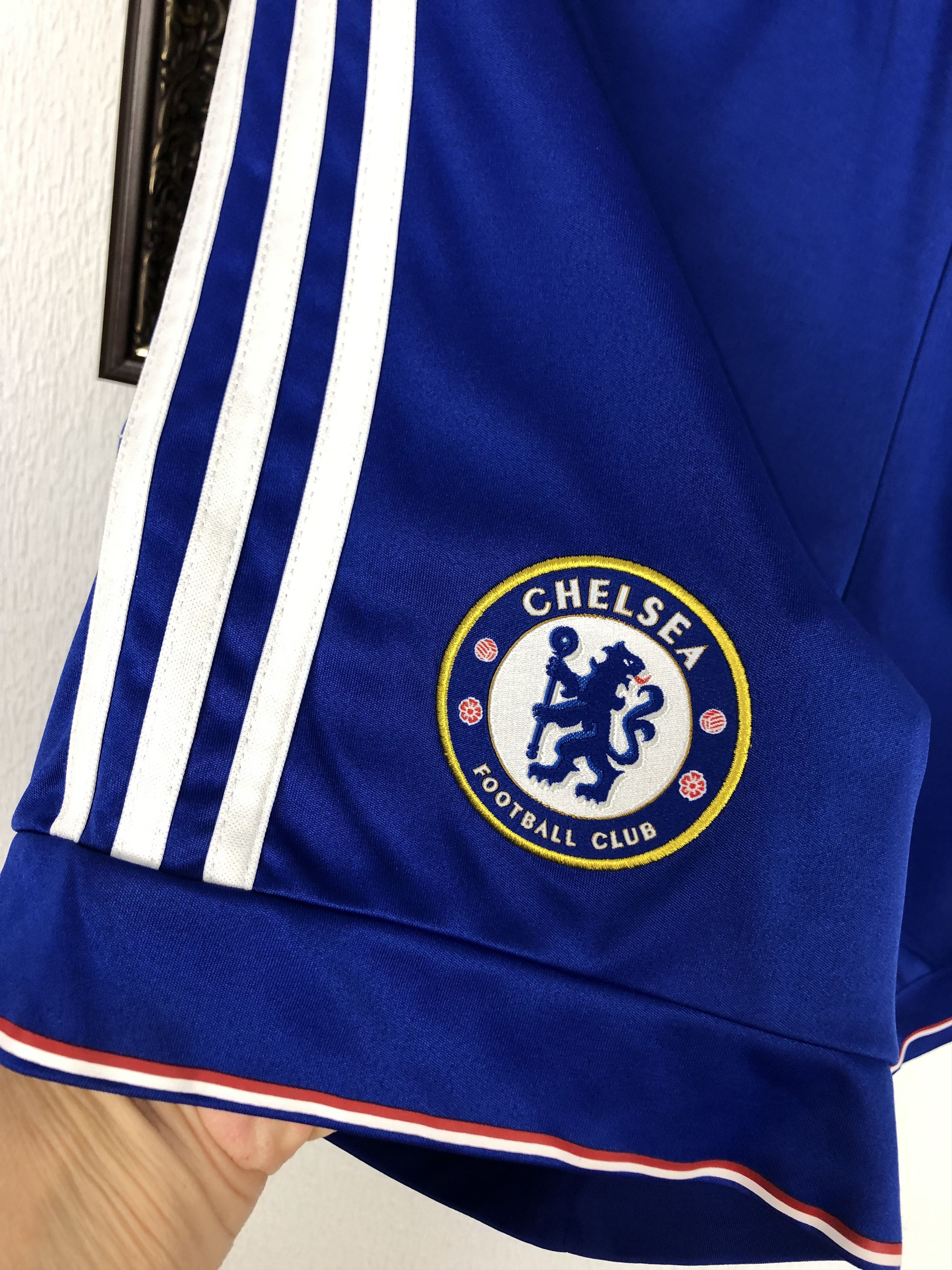 Adidas Adidas Chelsea Football Shorts Soccer Blue Mens #9 Falcao M Size US 32 / EU 48 - 2 Thumbnail