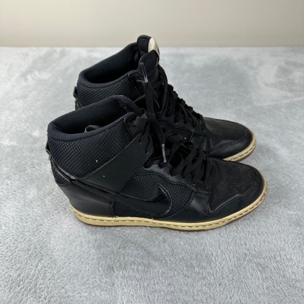 Nike Nike Women Sz 9.5 US/7 UK/41 EU Dunk Sky Hi Black Essential Size US 9.5 / IT 39.5 - 4 Thumbnail