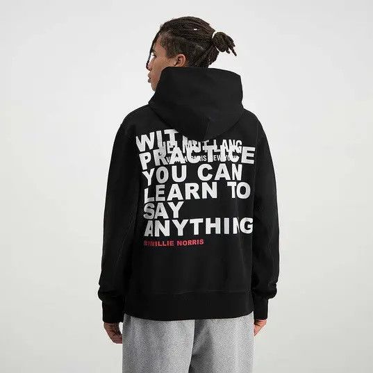 Helmut Lang Helmut Lang Standart Hoody Sasalt Black S Size US S / EU 44-46 / 1 - 3 Thumbnail