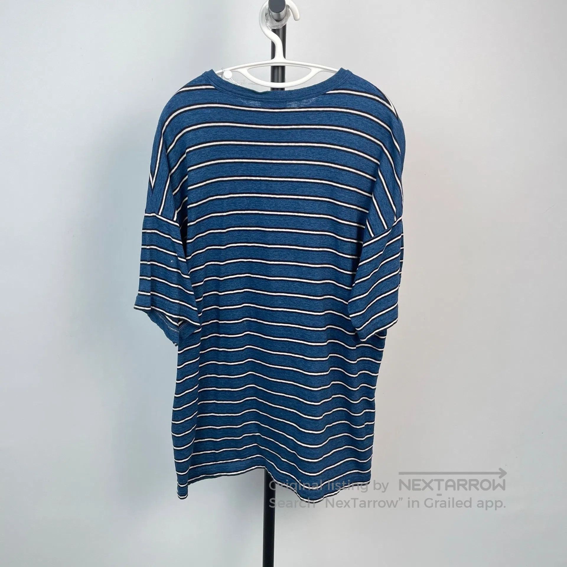 Dior Dior Blue Logo Letter Printed Striped Short Sleeve| Size US S / EU 44-46 / 1 - 2 Thumbnail
