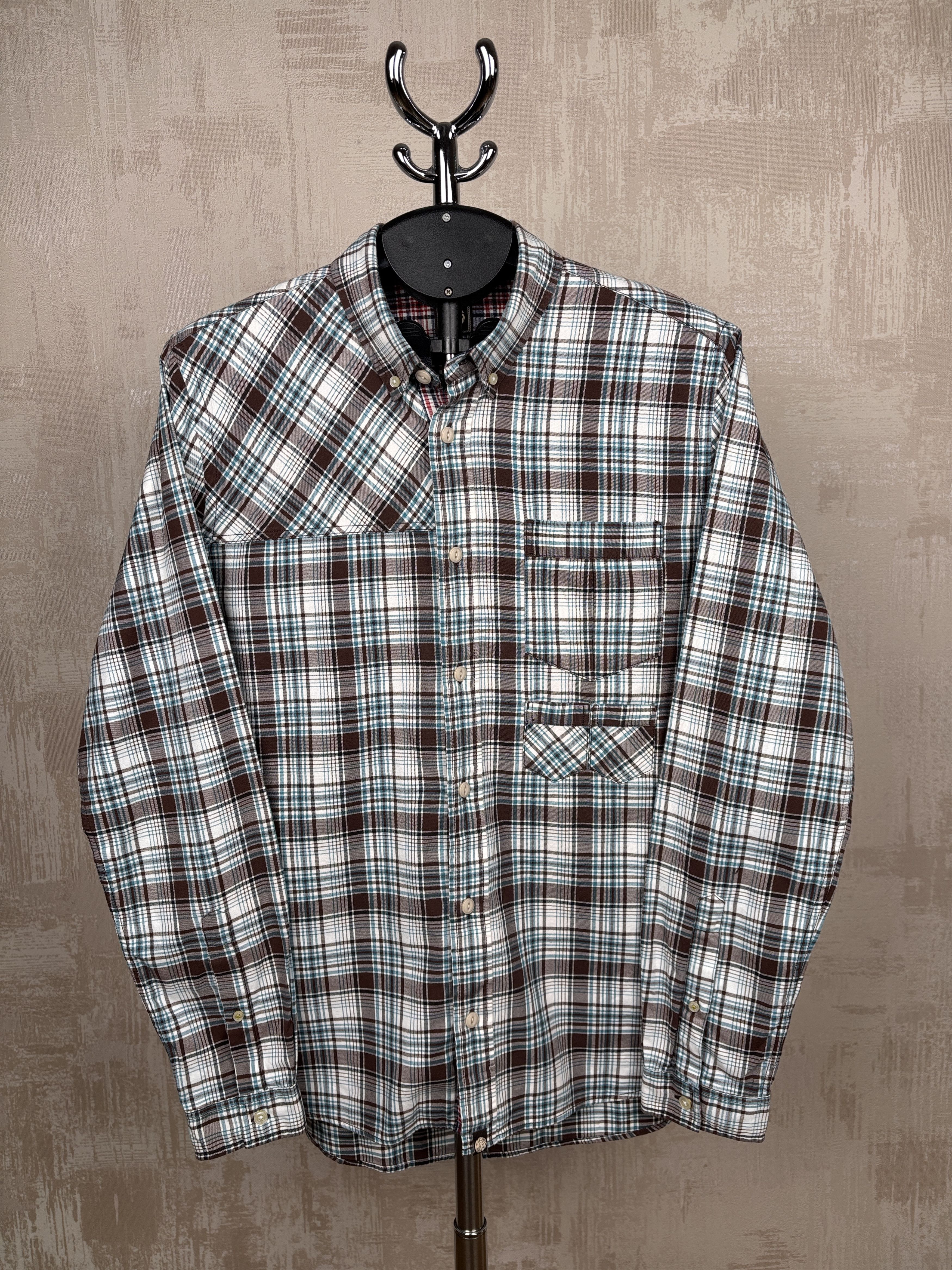 Pretty Green Pretty Green Check Long Sleeve Shirt Button Down Size US L / EU 52-54 / 3 - 8 Thumbnail