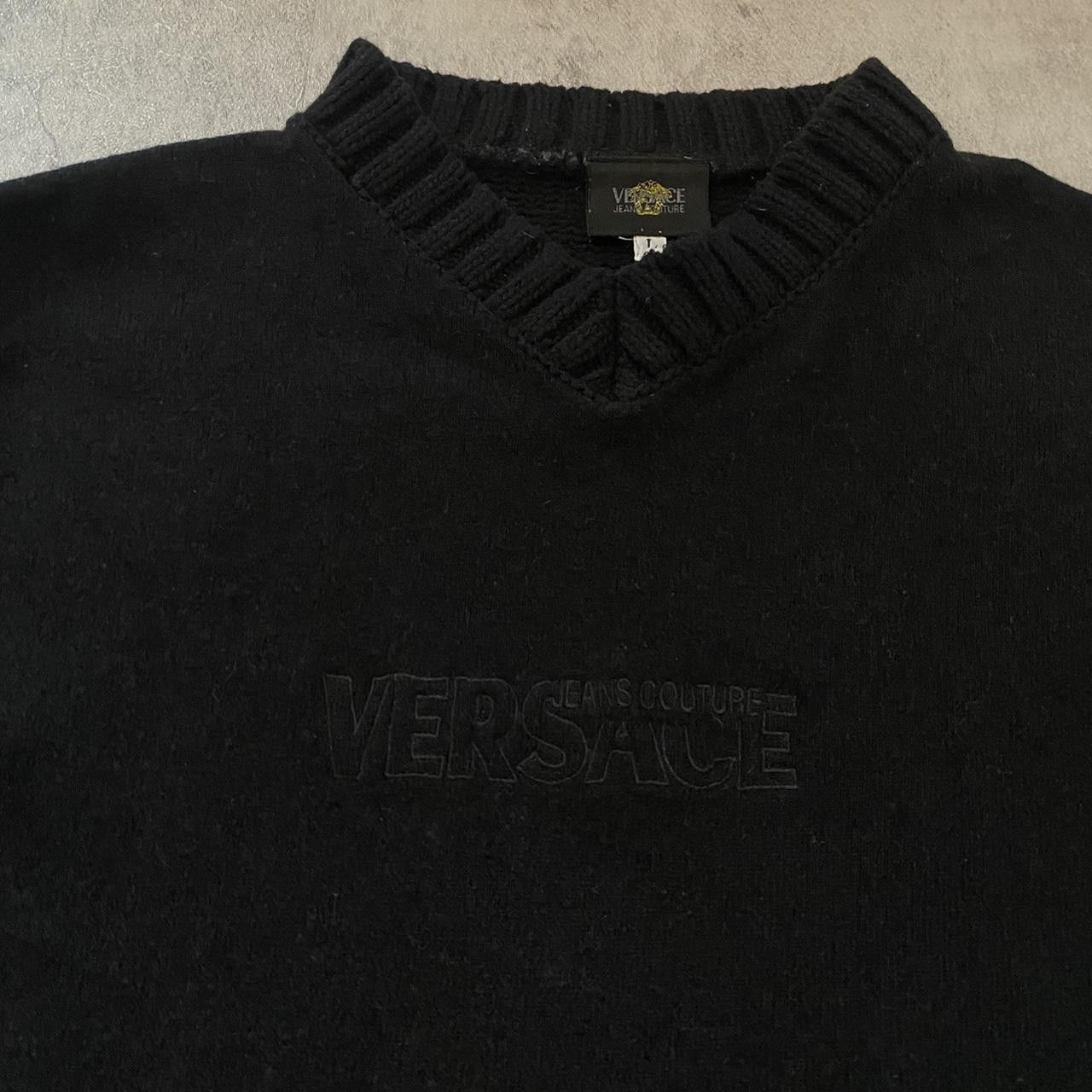 Versace Black Versace crewneck sweater #luxuryknitwear Size US L / EU 52-54 / 3 - 2 Thumbnail