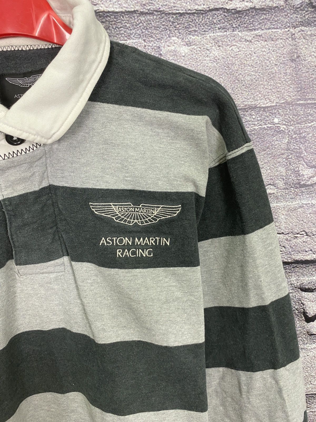 Hackett Vintage rugby Hackett Aston Martin racing shirt Size US XL / EU 56 / 4 - 4 Thumbnail