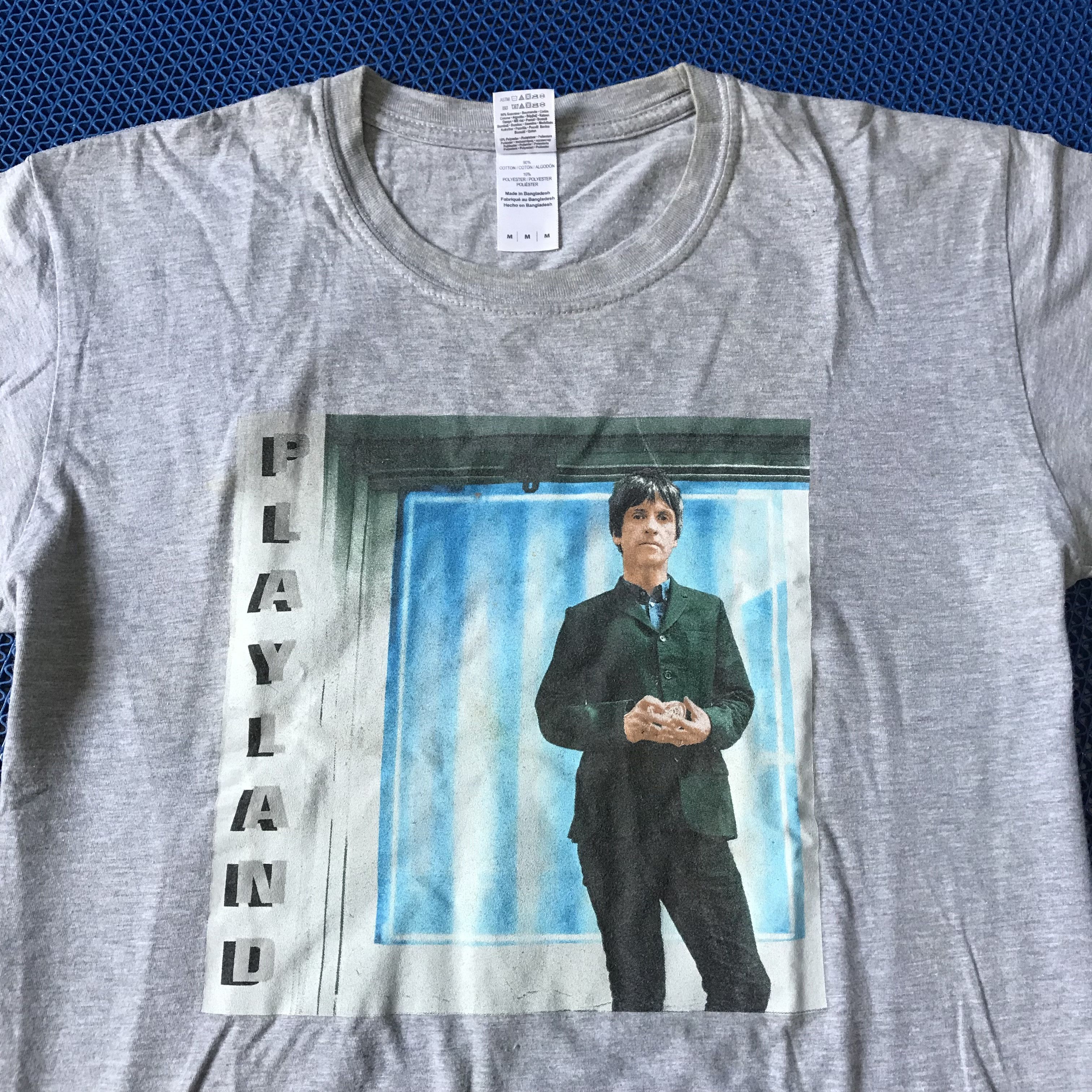 Band Tees johnny marr the smiths Playland World Tour Grey t-shirt tee Size US M / EU 48-50 / 2 - 1 Thumbnail