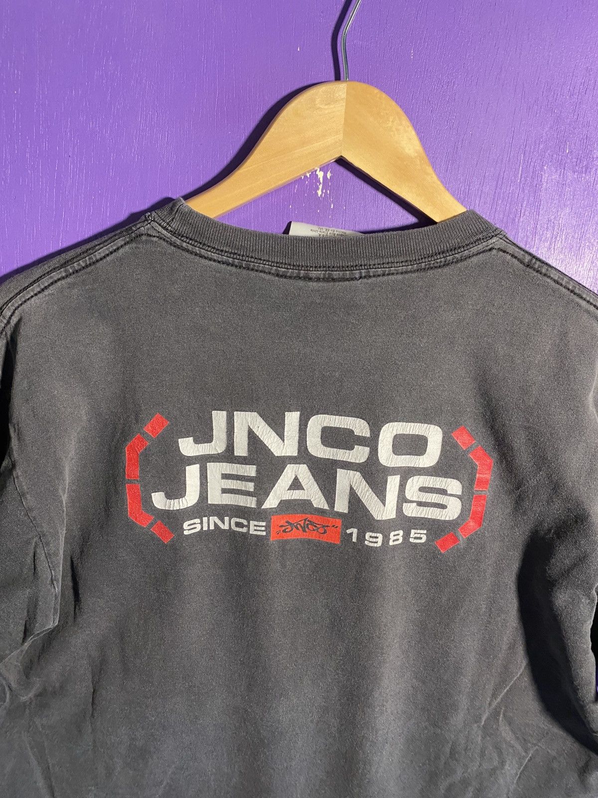 JNCO × Vintage Vintage 90s JNCO jeans crown logo mullet tee Size US L / EU 52-54 / 3 - 3 Thumbnail