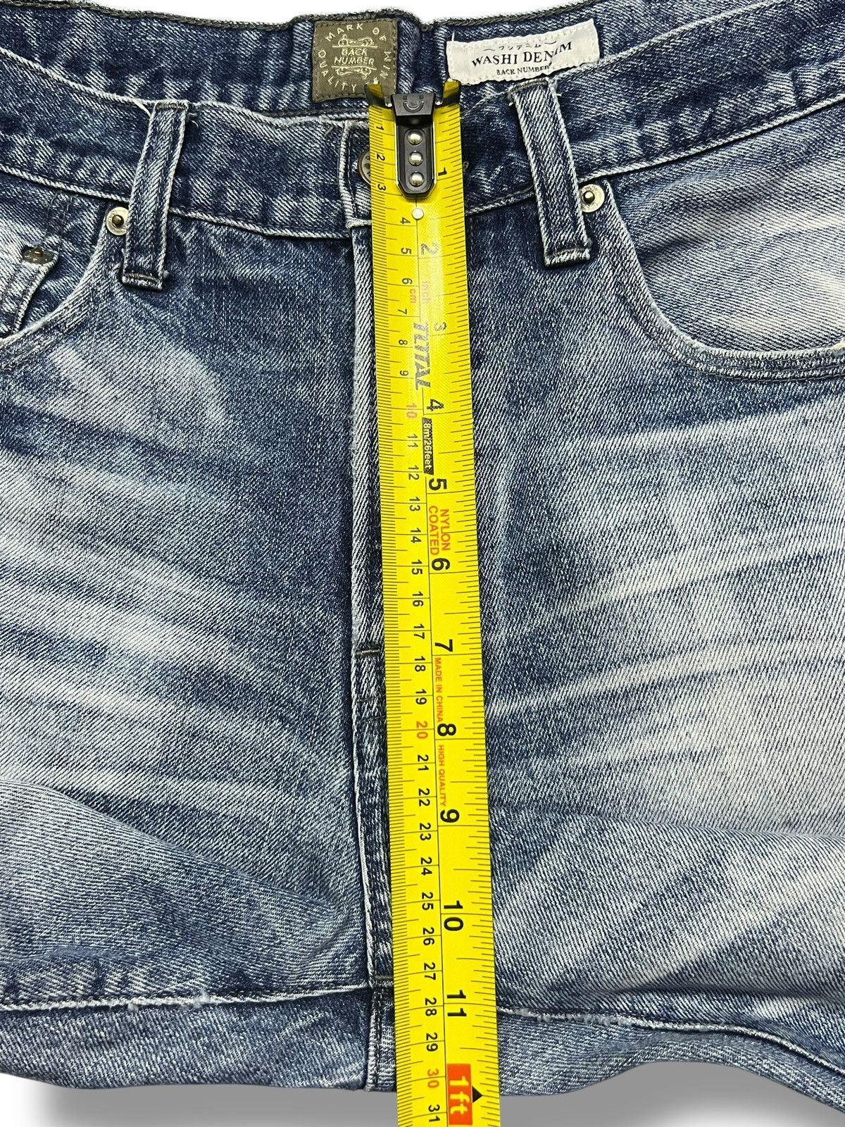Numbers Vintage Back Number Kaihara Denim Japan - Faded Wash Jeans Size US 33 - 19 Thumbnail