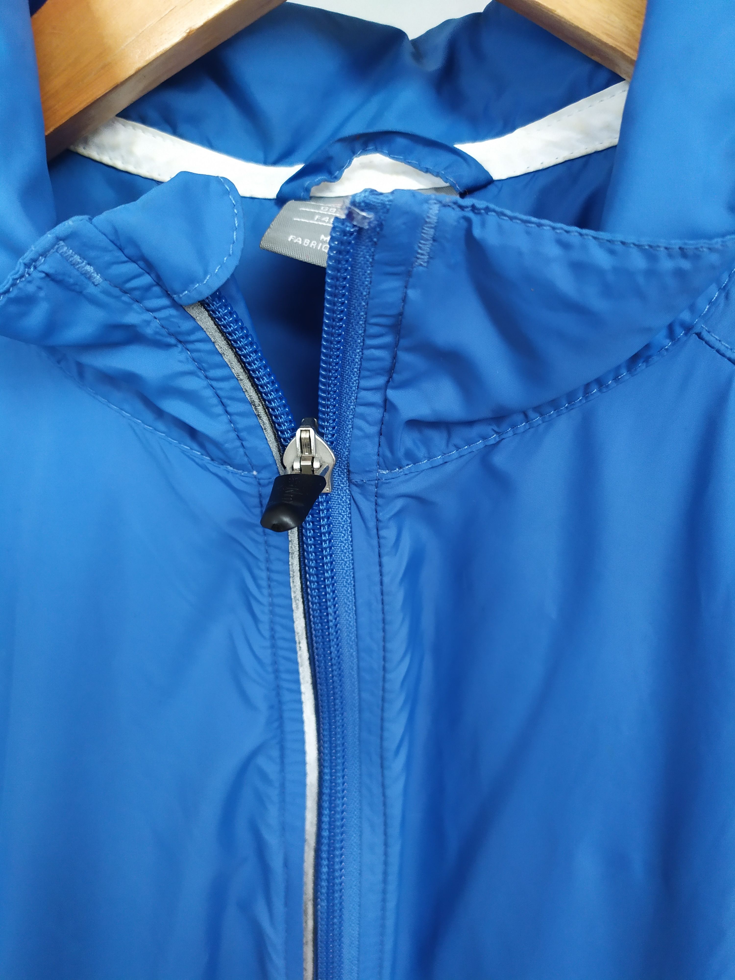Nike Blue Vintage Nike M Windbreaker Jacket 2000s Y2K Size US M / EU 48-50 / 2 - 2 Thumbnail