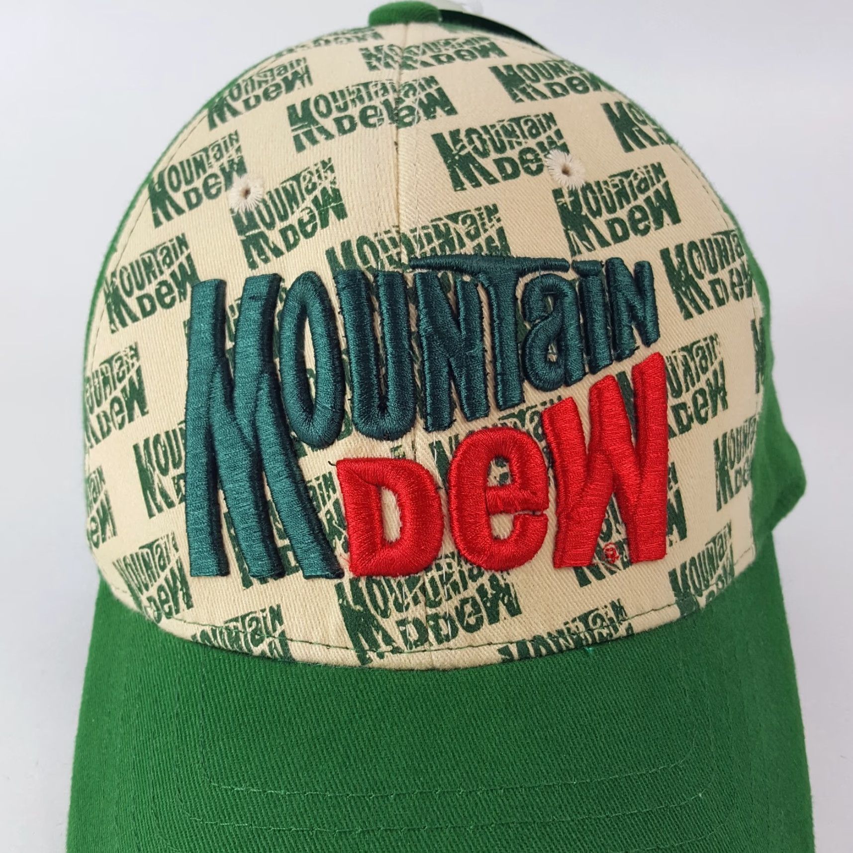 Etro VINTAGE Mountain Dew Baseball Cap Hat Size Large Green Retro Y2K Gaming Mens Size ONE SIZE - 2 Thumbnail