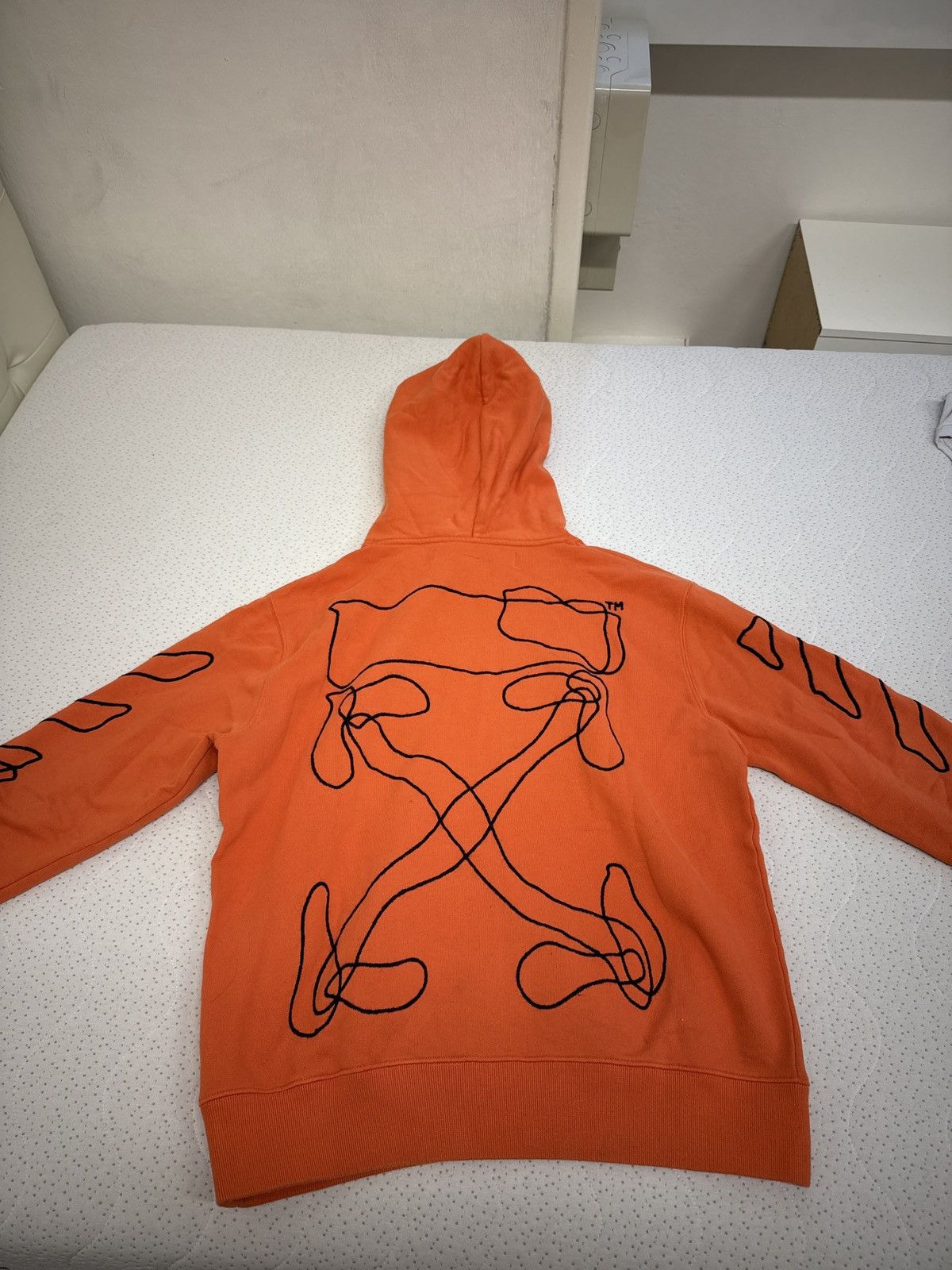 Off-White Felpa Off-White Orange “Abstract Arrows” -Originale- Size US L / EU 52-54 / 3 - 7 Thumbnail