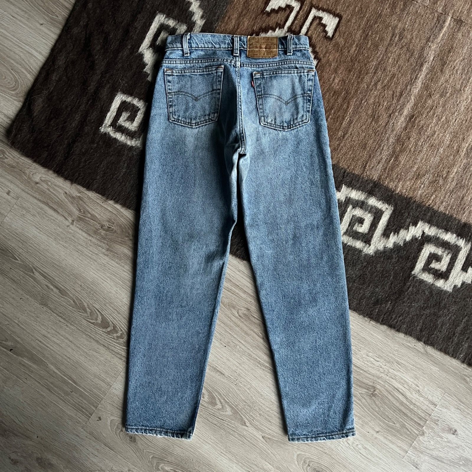 Levi's Levi's 550 Vintage USA Made Light Blue Denim Jeans 9803AC Size US 29 - 2 Thumbnail