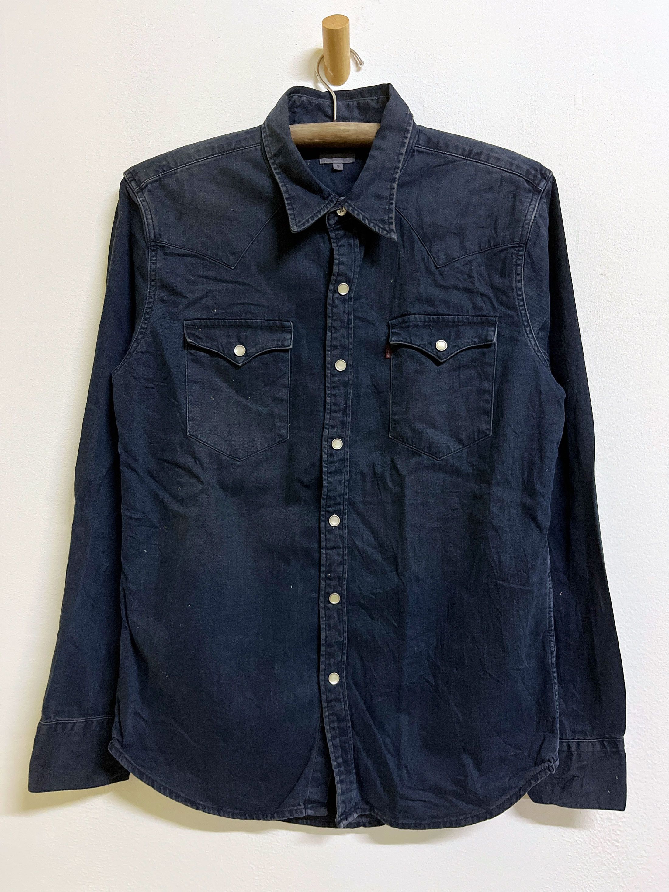 Levi's Vintage Clothing Levis Denim Western Snap Button Iron Heart Inspired Size US M / EU 48-50 / 2 - 1 Thumbnail