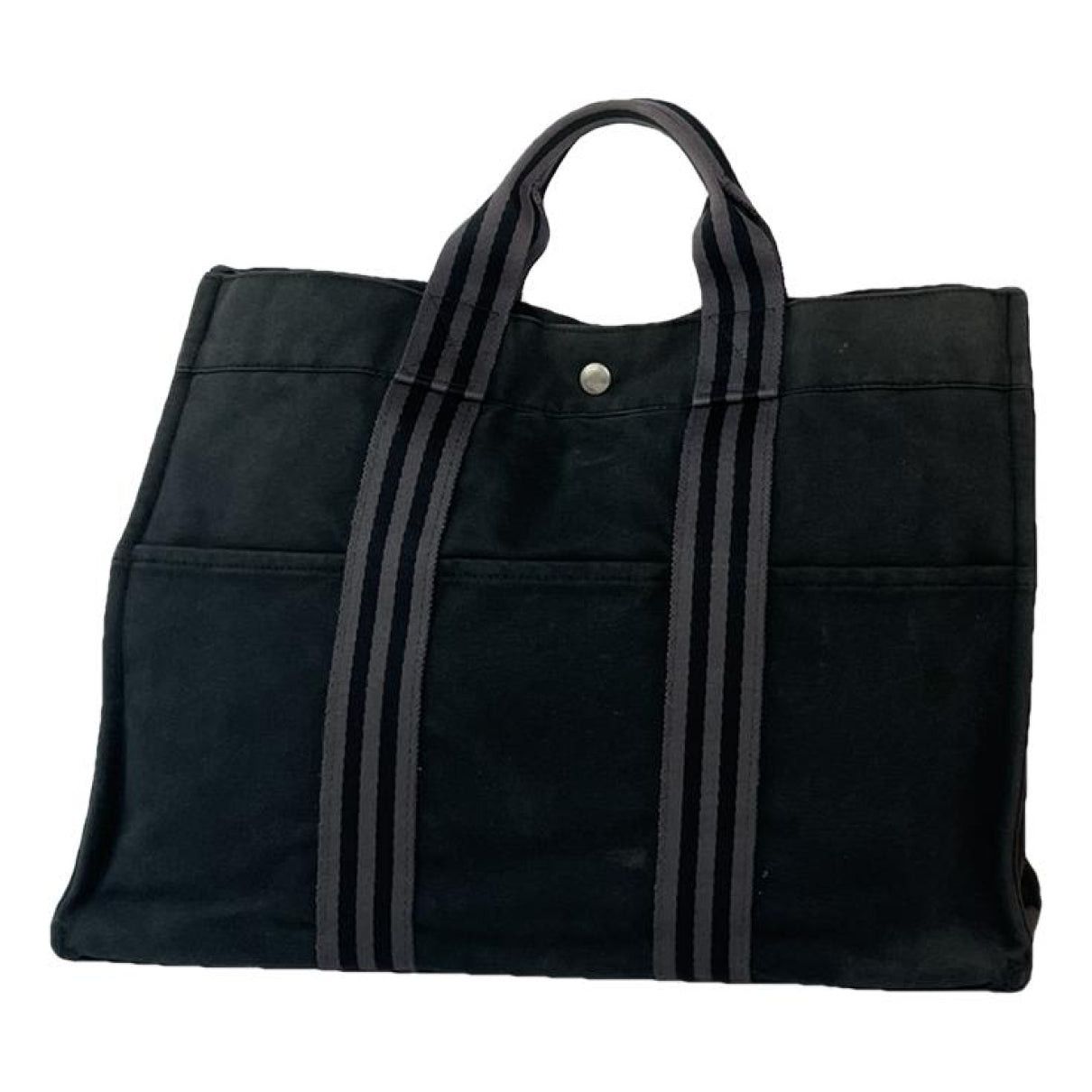 Other Hermès Black Cotton Handbag Size ONE SIZE - 1 Thumbnail