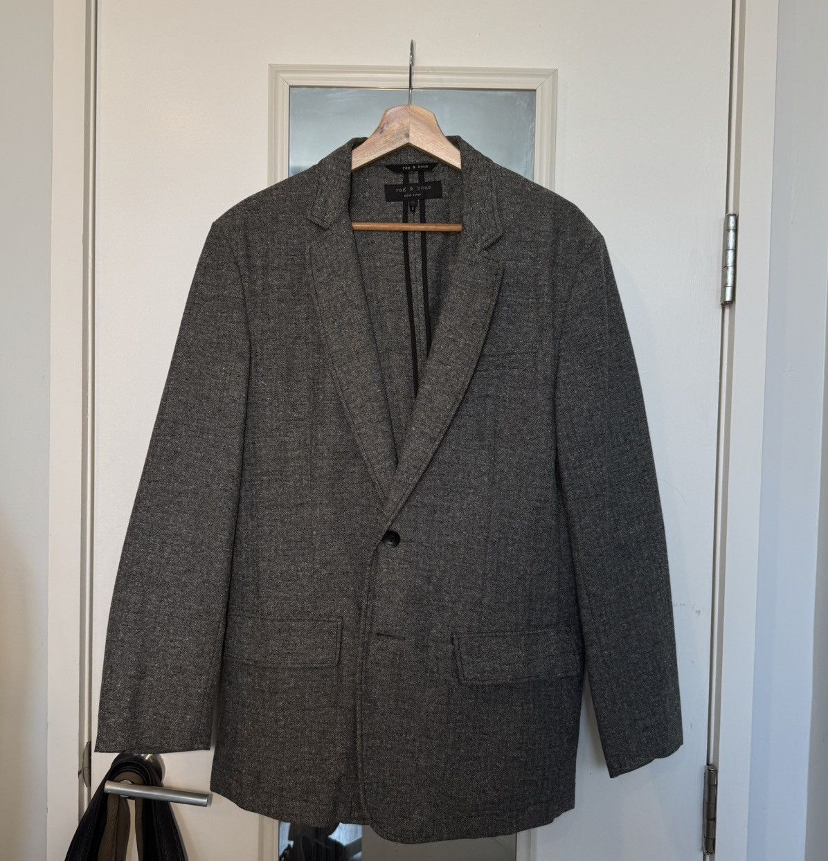 Rag & Bone Rag & Bone Charcoal Blazer Size 42R - 3 Thumbnail