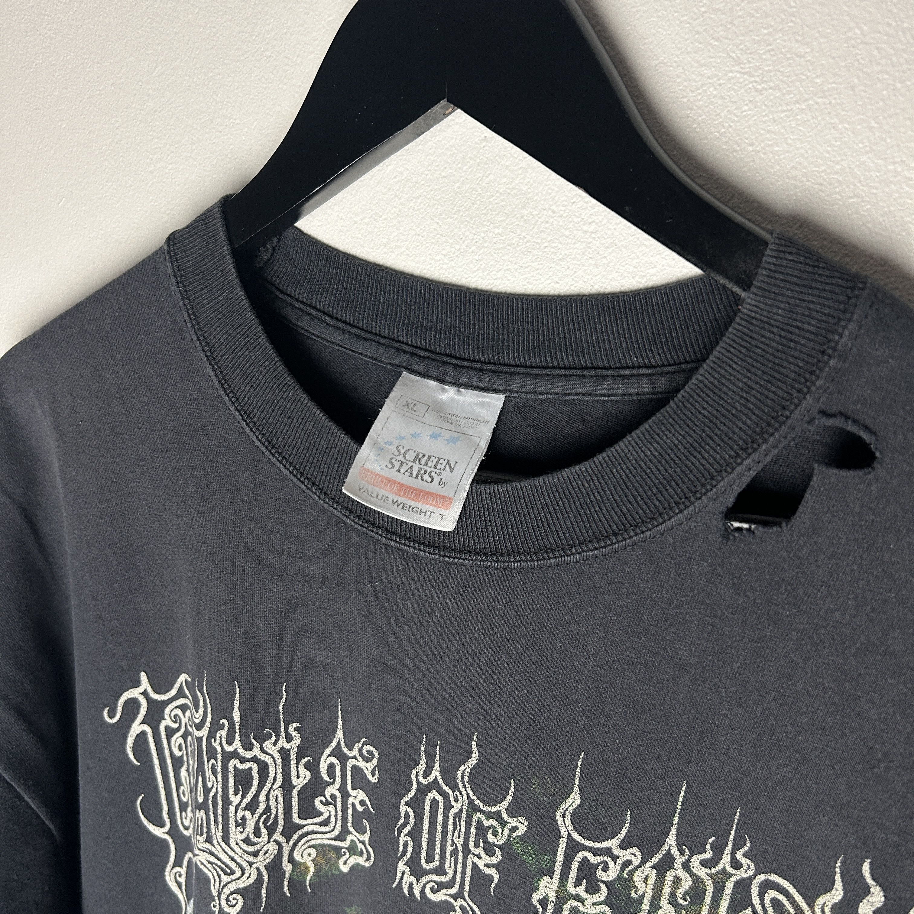 Band Tees Vintage Cradle Of Filth Canvas 90’s Band T-shirt Size US XL / EU 56 / 4 - 6 Thumbnail