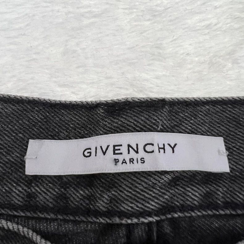 Givenchy Givenchy Side Logo Embroidered Denim Pants 2506-Nextarrow Size US 30 / EU 46 - 3 Thumbnail