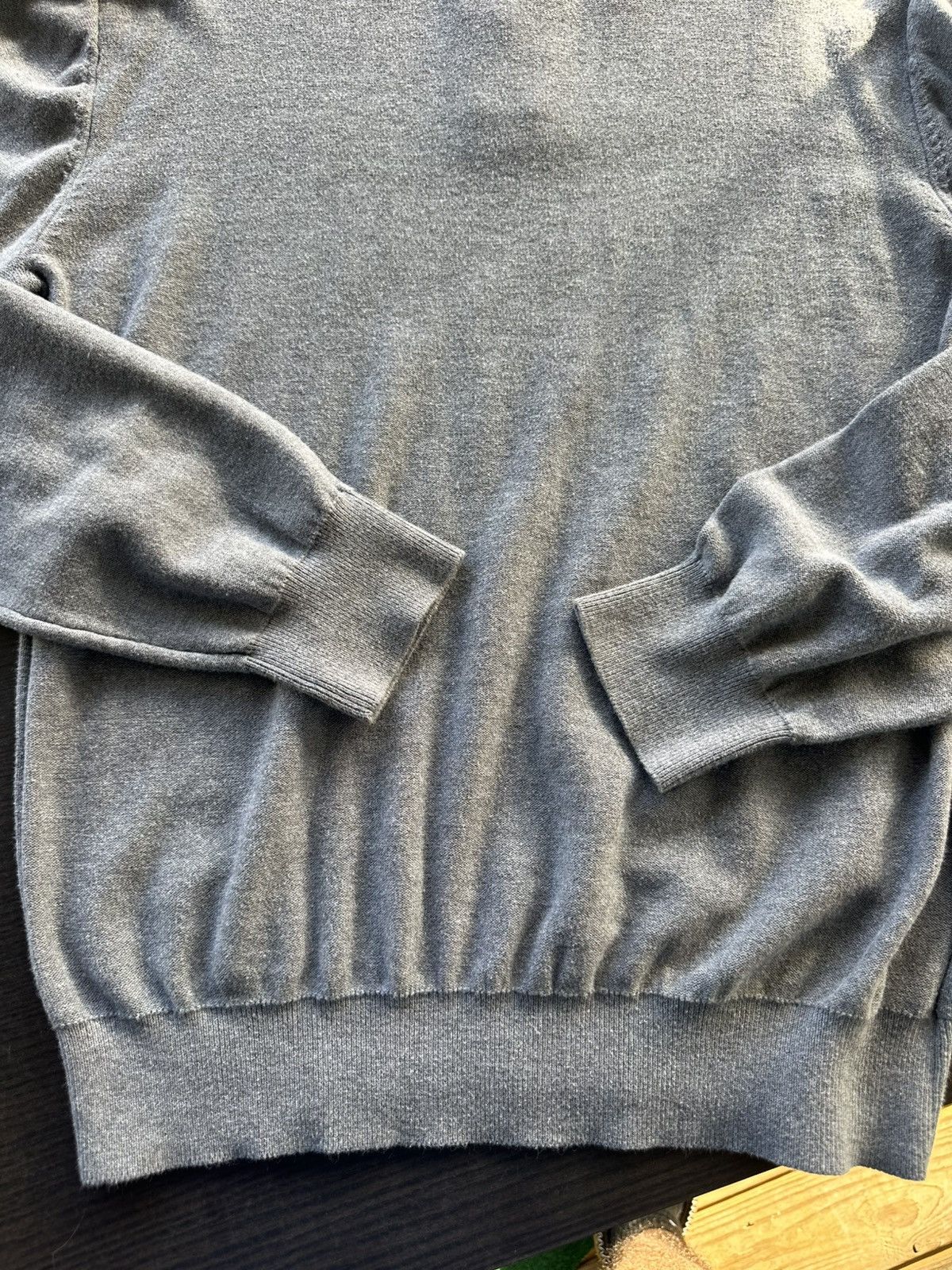 Armani Exchange Armani Exchange Quarter Zip Grey Pullover Sweater Size M Size US M / EU 48-50 / 2 - 5 Thumbnail