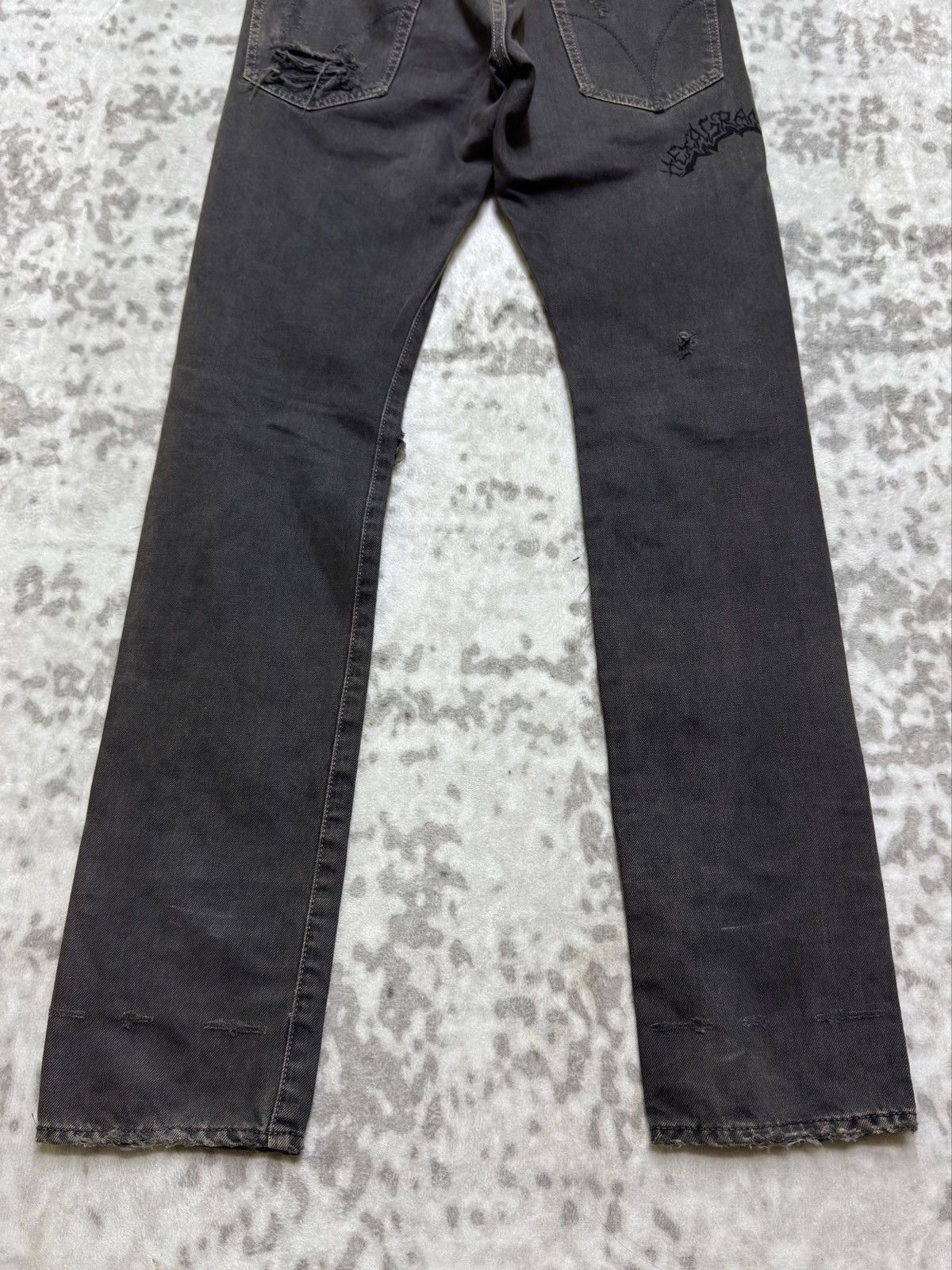 Hysteric Glamour Hysteric Glamour Metal Warrior Printed Distressed Ripped Size US 28 / EU 44 - 13 Thumbnail
