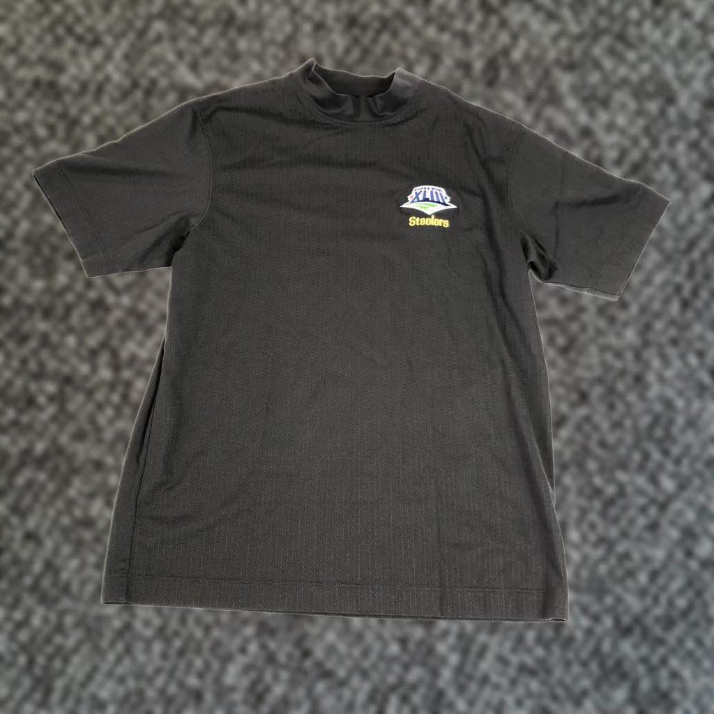 Cutter & Buck Cutter & Buck NFL Pittsburgh Steelers Super Bowl XLIII Champions T-Shirt 2009 S Gray Cotton Blend Logo Short Sleeve Men Regular M21 Size US S / EU 44-46 / 1 - 1 Thumbnail