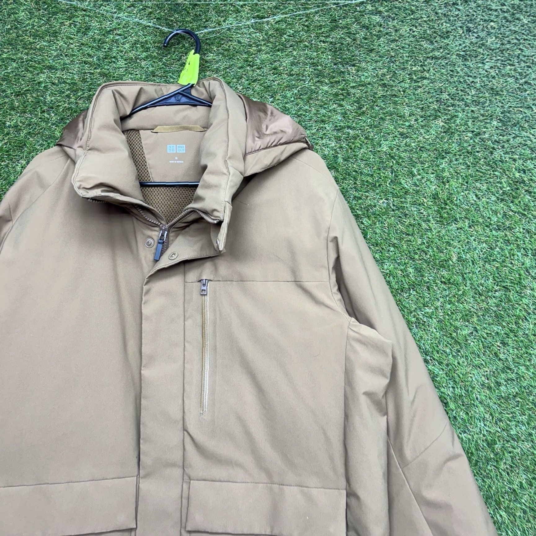 Uniqlo UNIQLO Hybrid Down Parka Jacket Mens M Full Zip Hiking Brown Polyester Parka Size US M / EU 48-50 / 2 - 3 Thumbnail