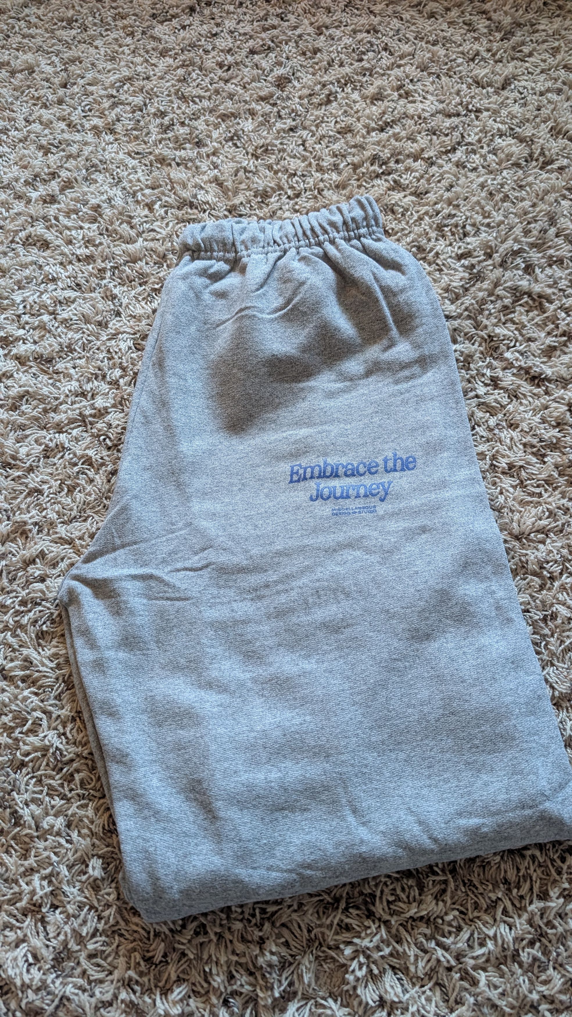 Other EMBRACE THE JOURNEY Grey Sweat Joggers Adult Sz M NWOT 🔥🔥 Size US 34 / EU 50 - 1 Thumbnail