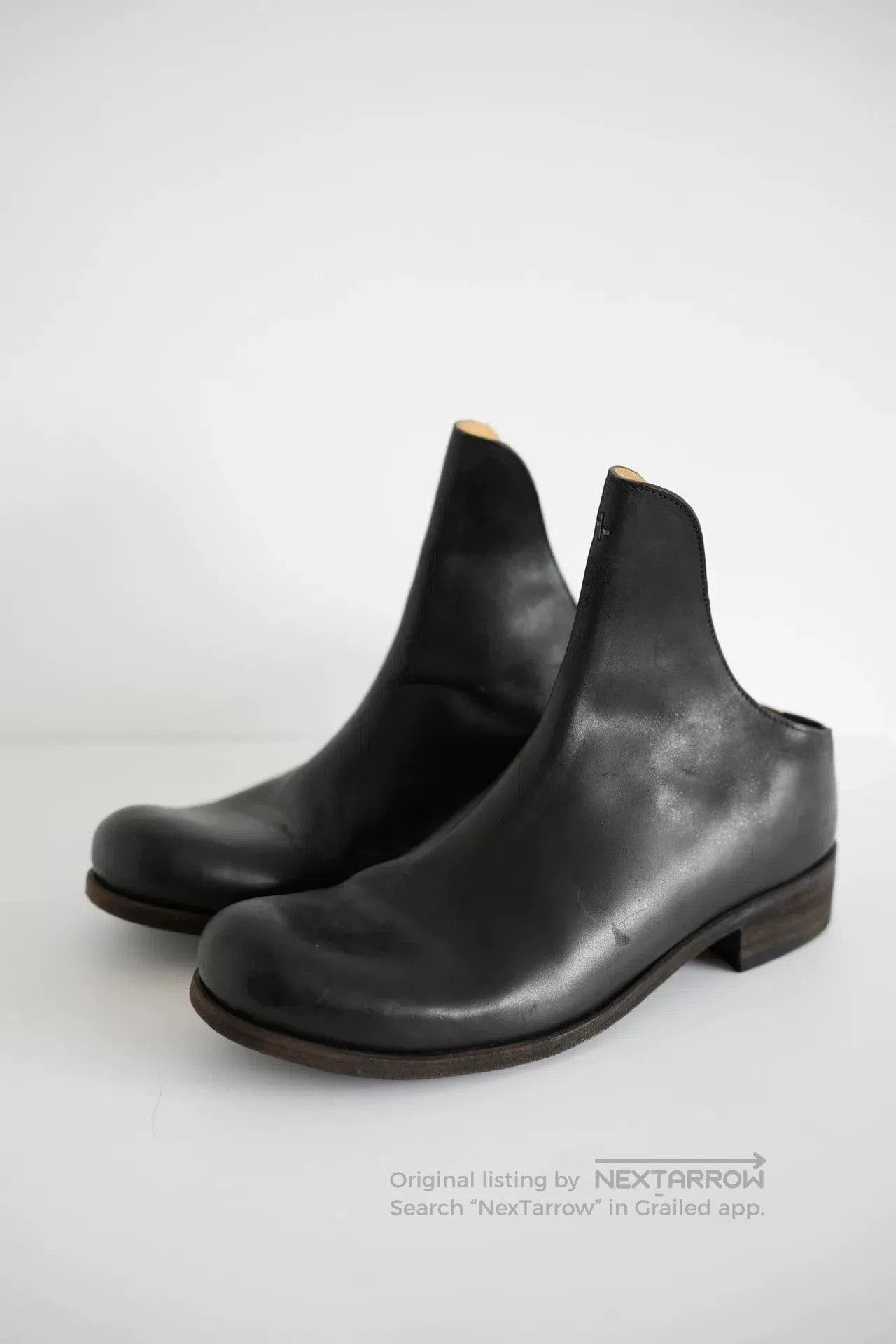 Ma+ M.A+ Black Horse Leather Wizard Shoes. Size US 8.5 / EU 41-42 - 1 Thumbnail