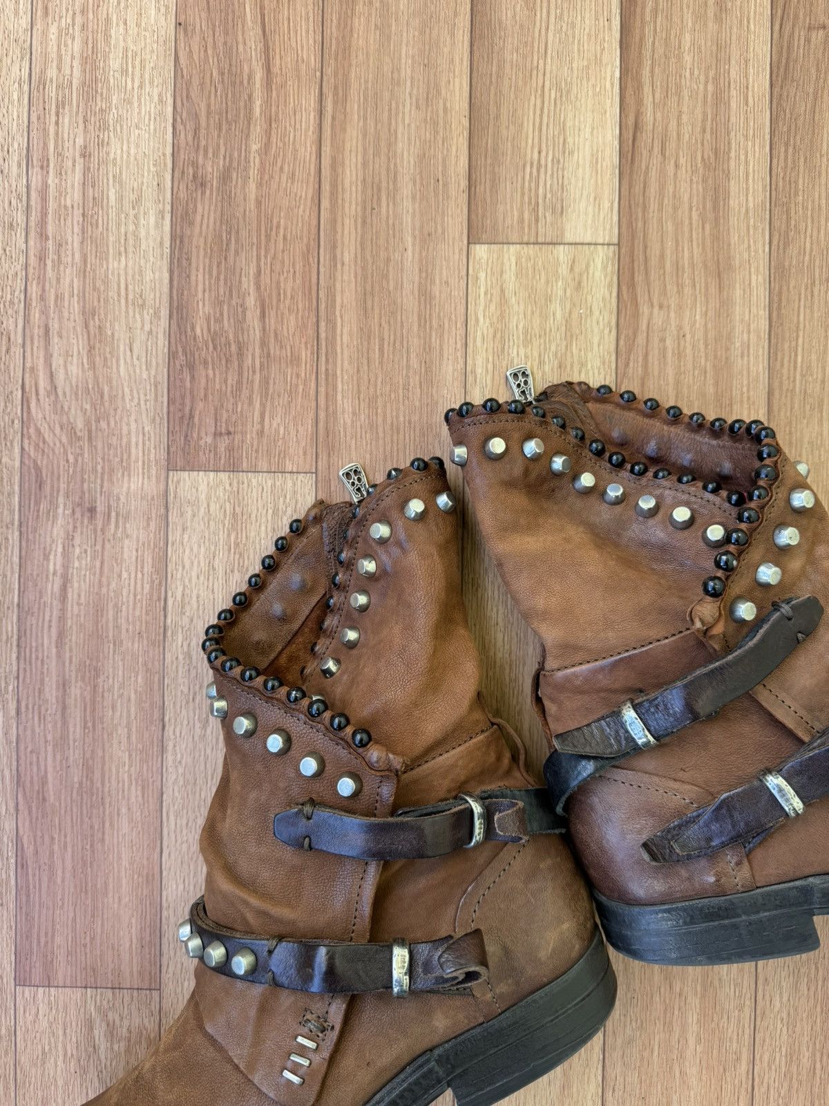 A.S.98 A.S 98 Rare studded boot Size US 6.5 / EU 39-40 - 9 Thumbnail
