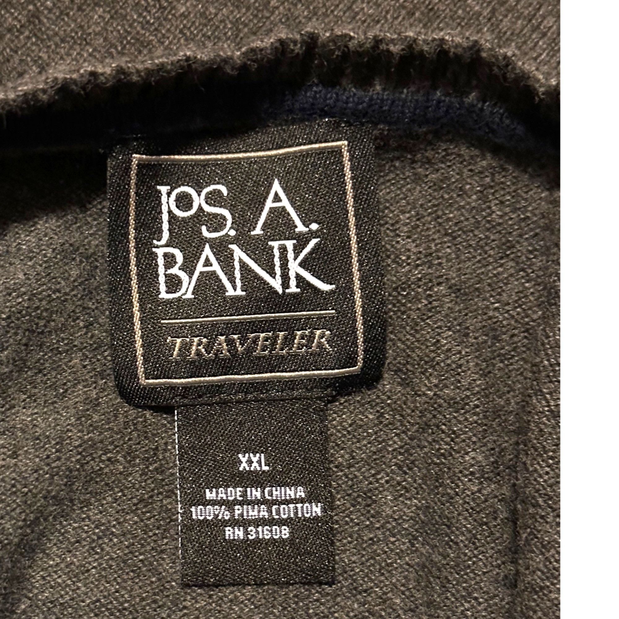 Jos. A. Bank Jos A Bank Traveler 100% Pima Cotton V-Neck Sweater XXL Heat Size US XXL / EU 58 / 5 - 5 Thumbnail