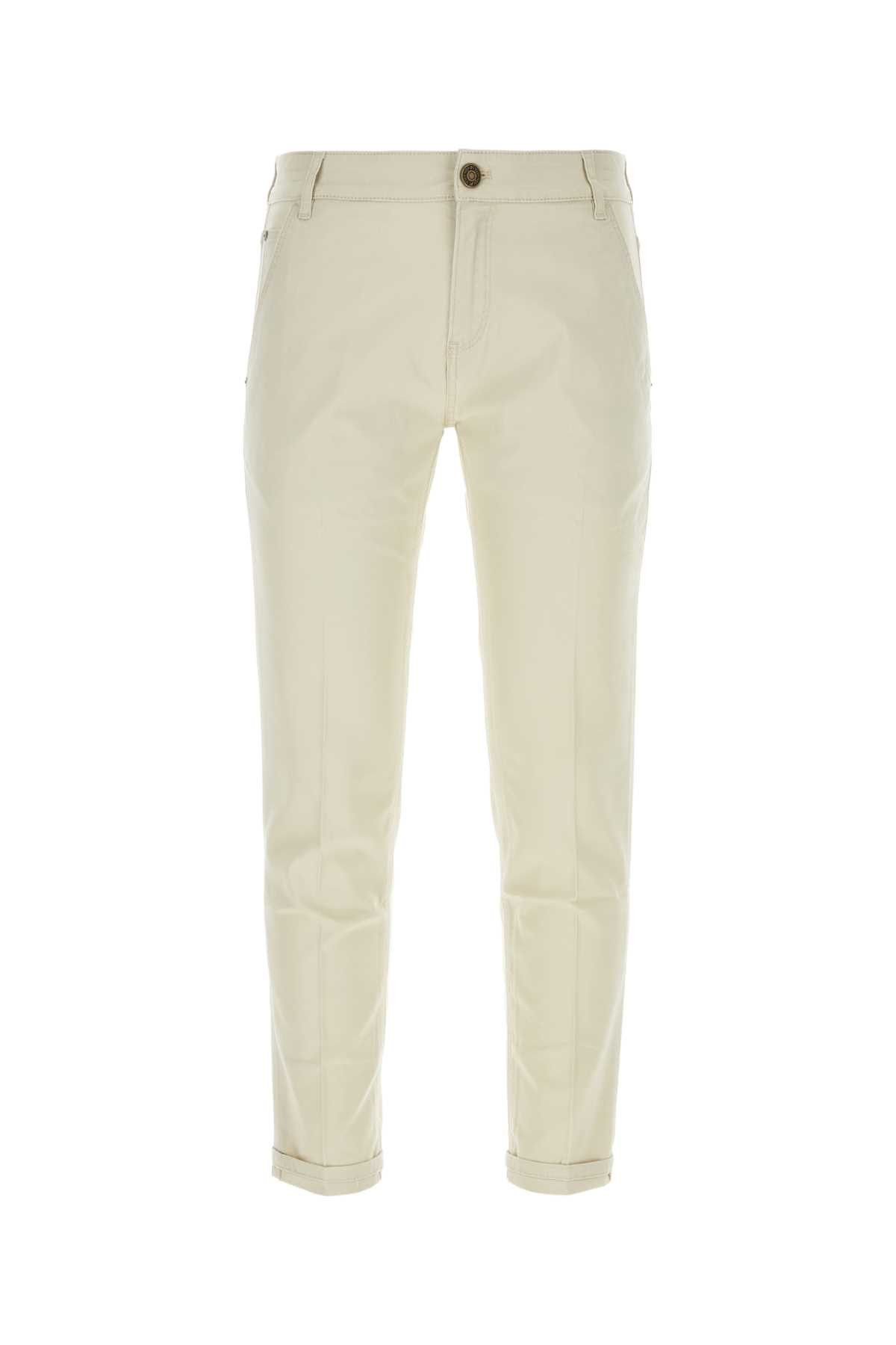 image of Pt Torino Sand Stretch Denim Pant in Beige O Tan, Men's (Size 31)