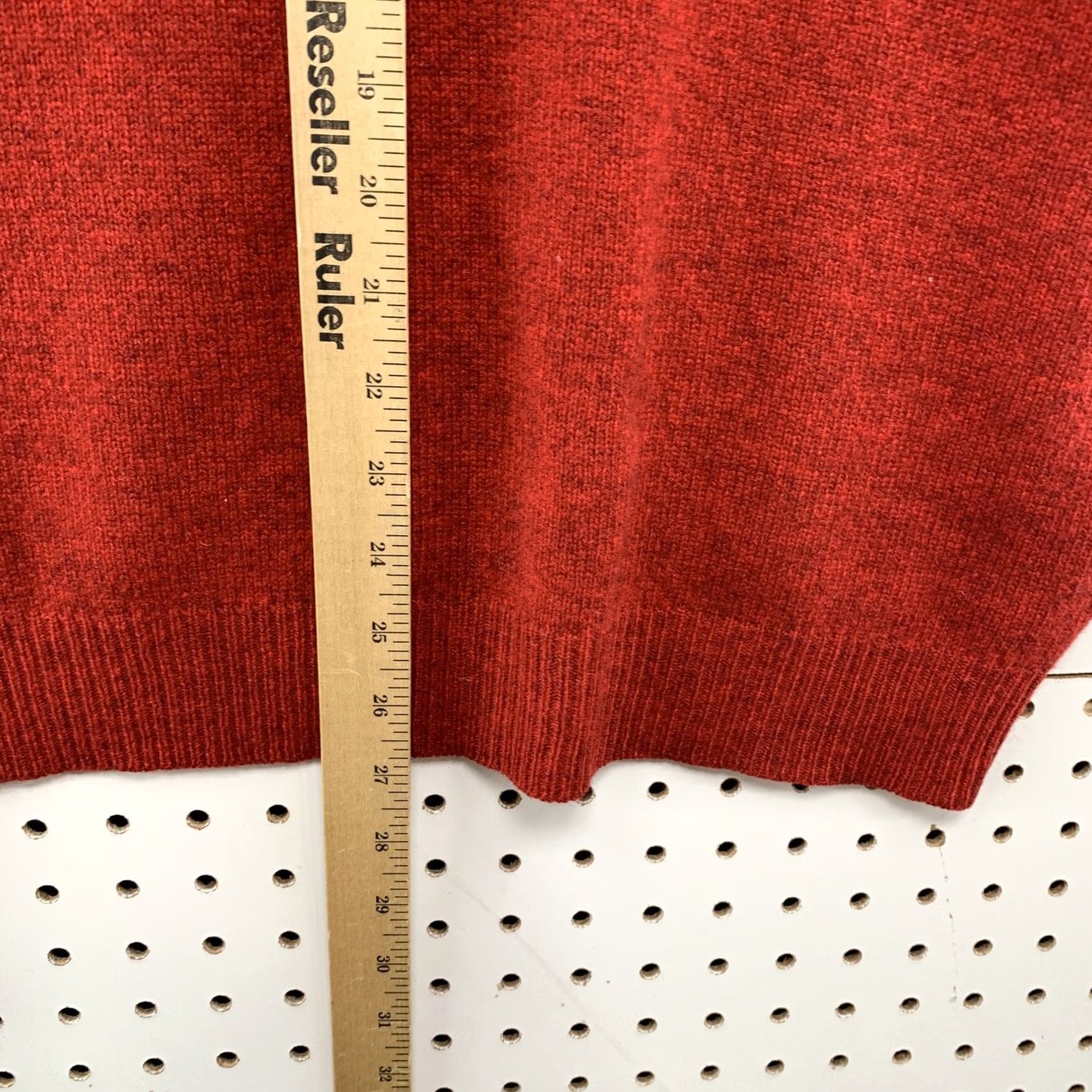 Vintage Vintage Carson Pirie Scott Sweater Mens XL Red V Neck Long Sleeve Wool 23x27 Size US XL / EU 56 / 4 - 7 Thumbnail