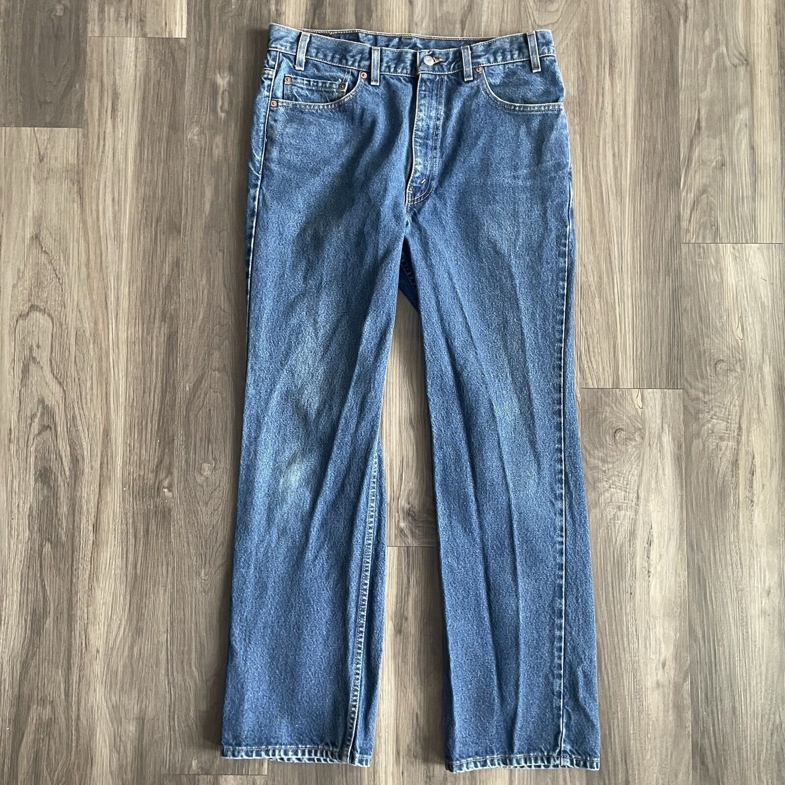 Levi's × Vintage Vintage Levis 517 Jeans Mens Size 36x31 Medium Wash Red Size US 36 / EU 52 - 4 Thumbnail