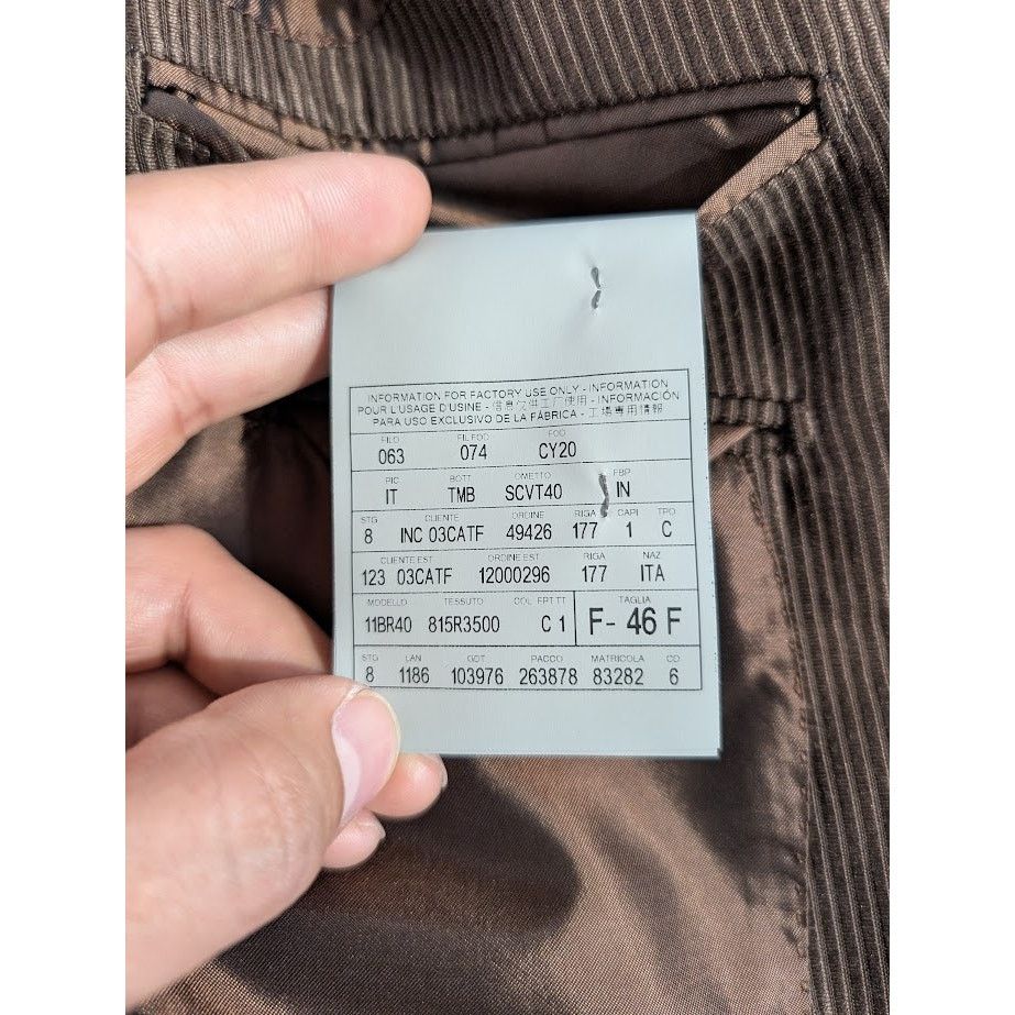 Tom Ford o1rshd1 Blazer Jacket in Chocolate Size US S / EU 44-46 / 1 - 15 Thumbnail