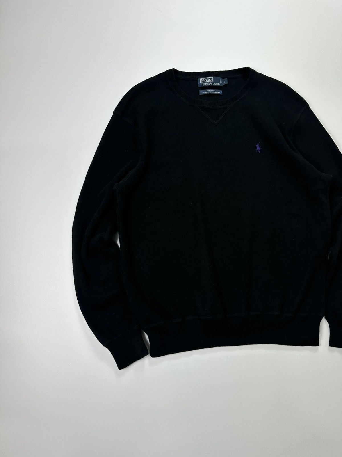 Polo Ralph Lauren Polo Ralph Lauren Sweater Purple Logo Men's Size US L / EU 52-54 / 3 - 3 Thumbnail